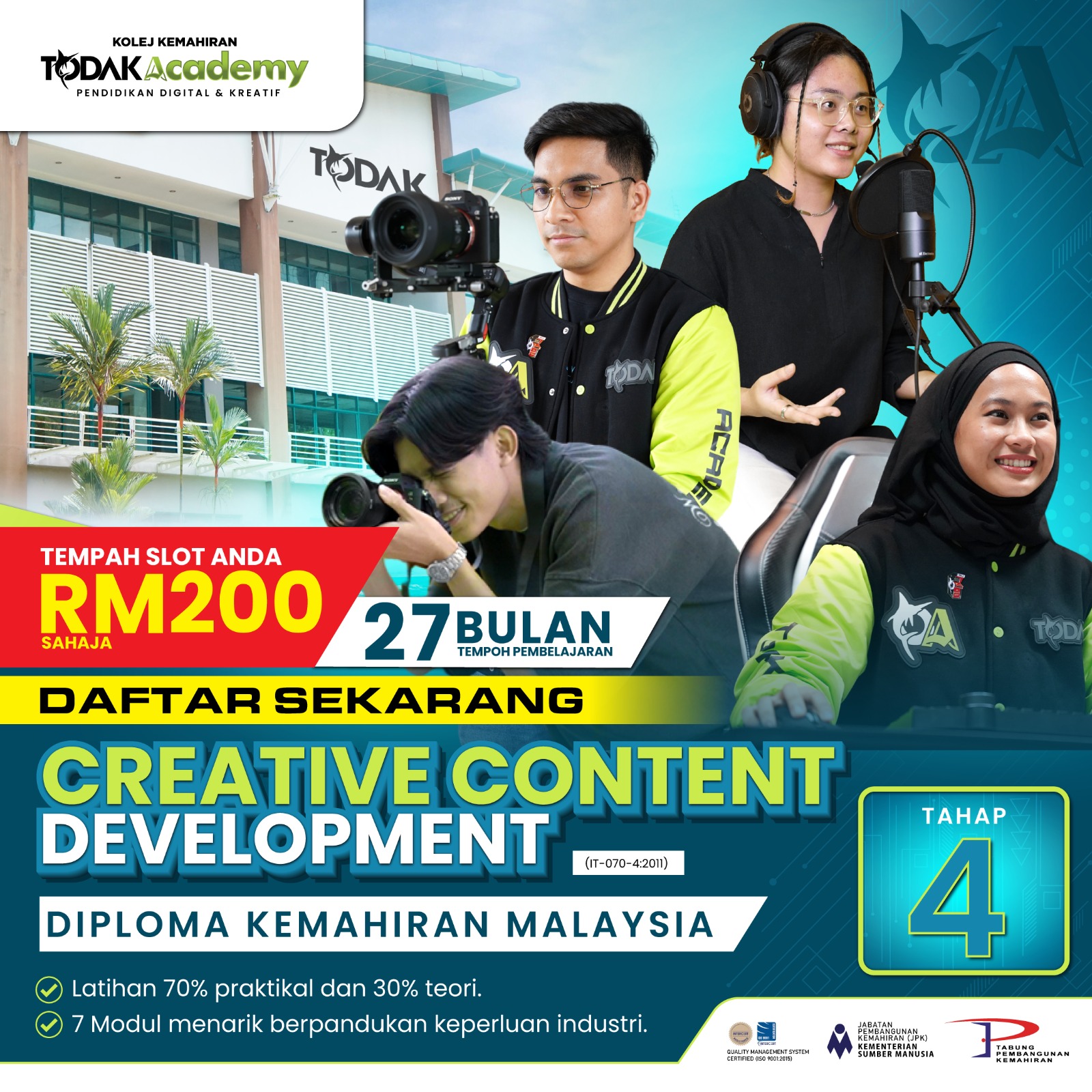 Todak Academy Facebook ad