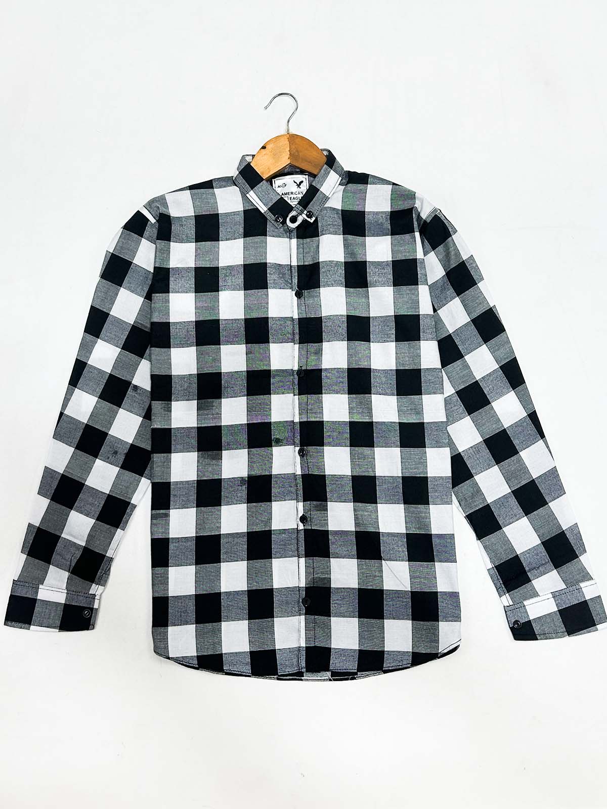 CUT PRICE Store Facebook ad: Black Checks Casual Shirt For Men MCS132