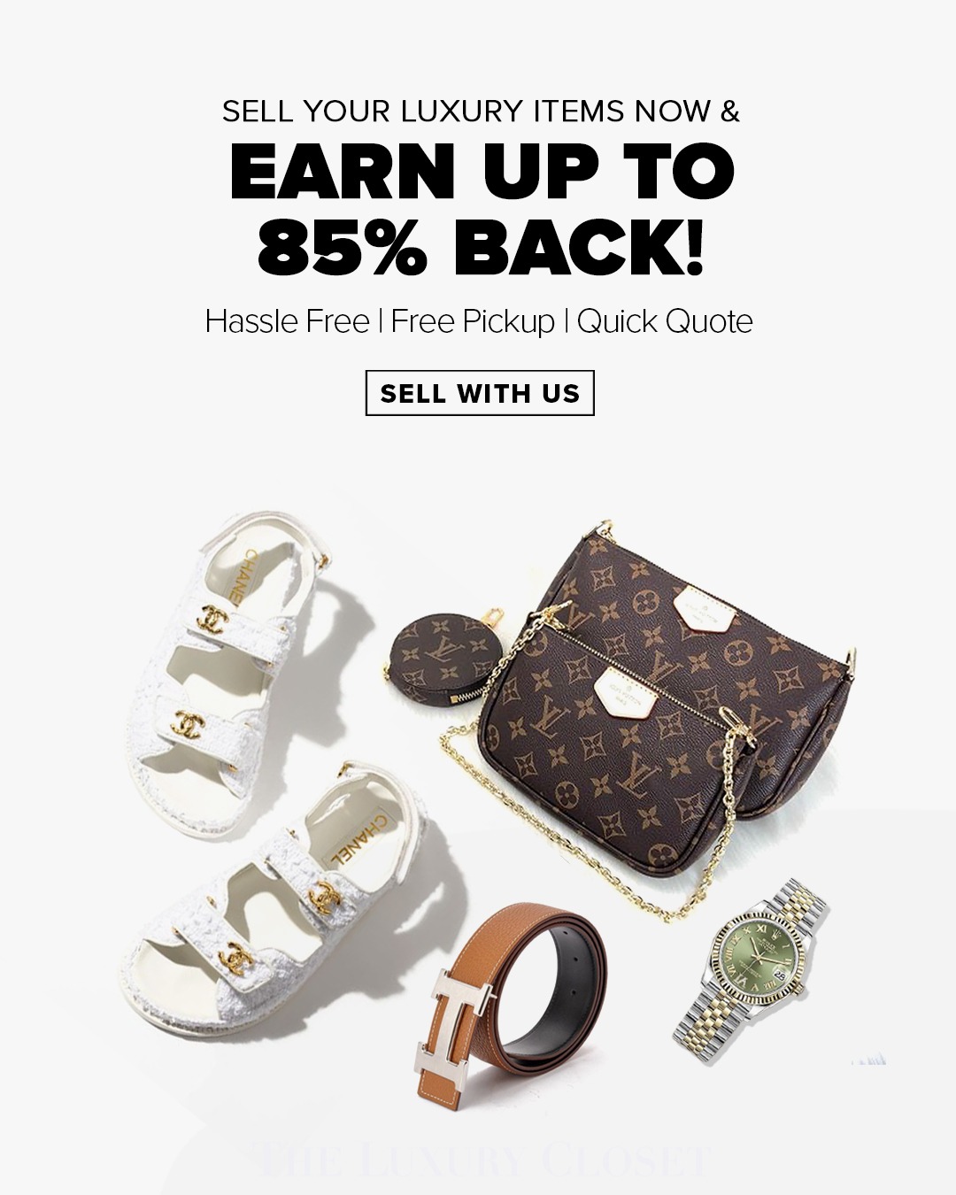 The Luxury Closet Facebook ad