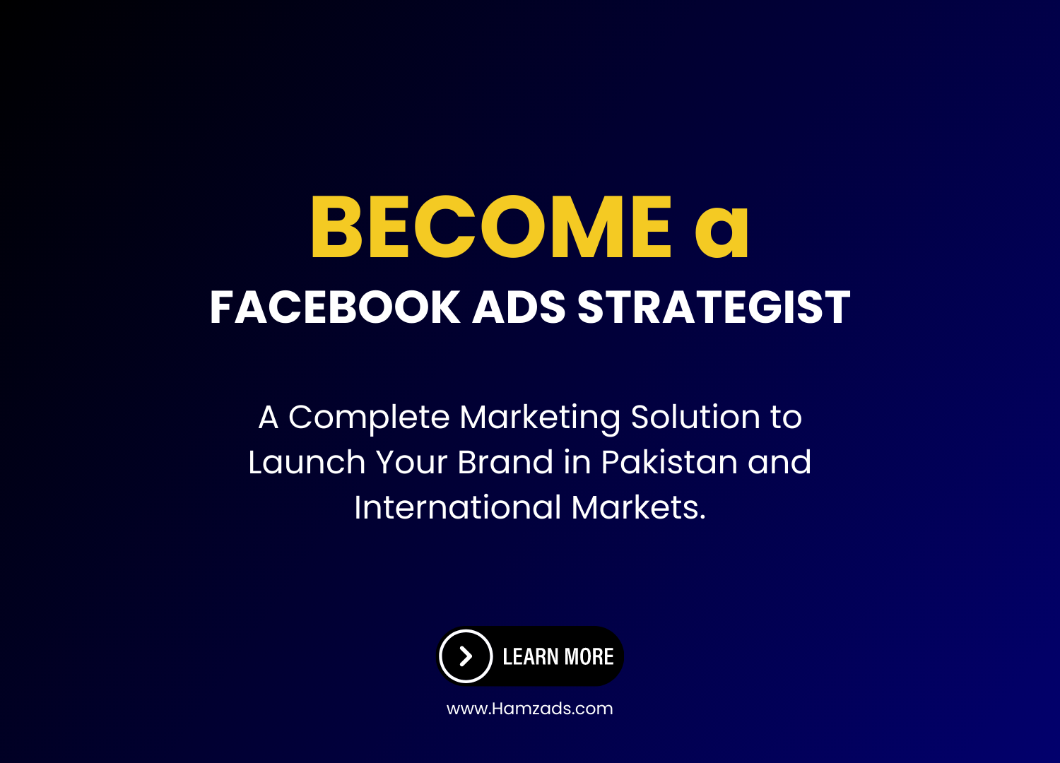Hamza Ali Facebook ad