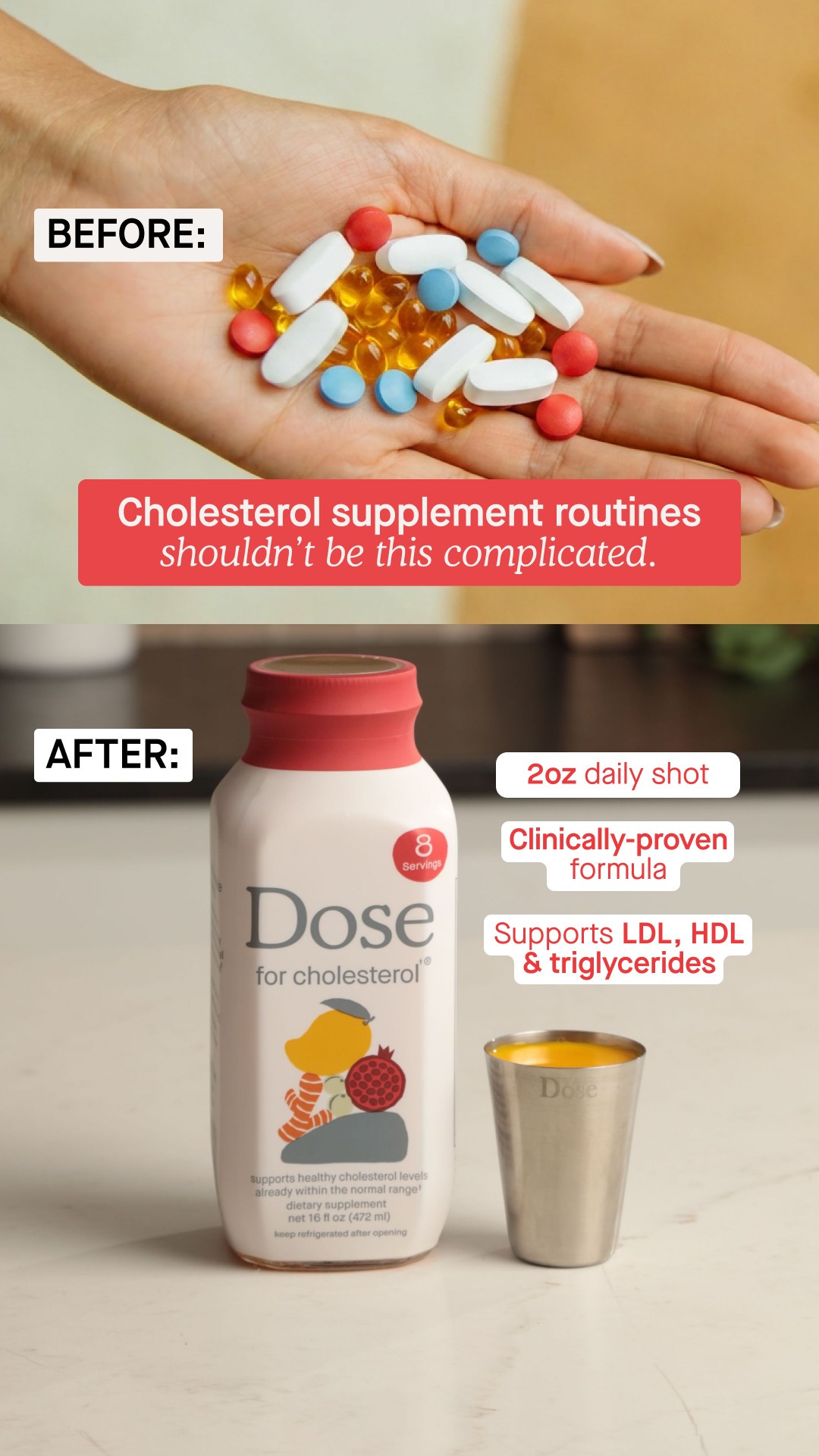 Dose for Cholesterol Facebook ad