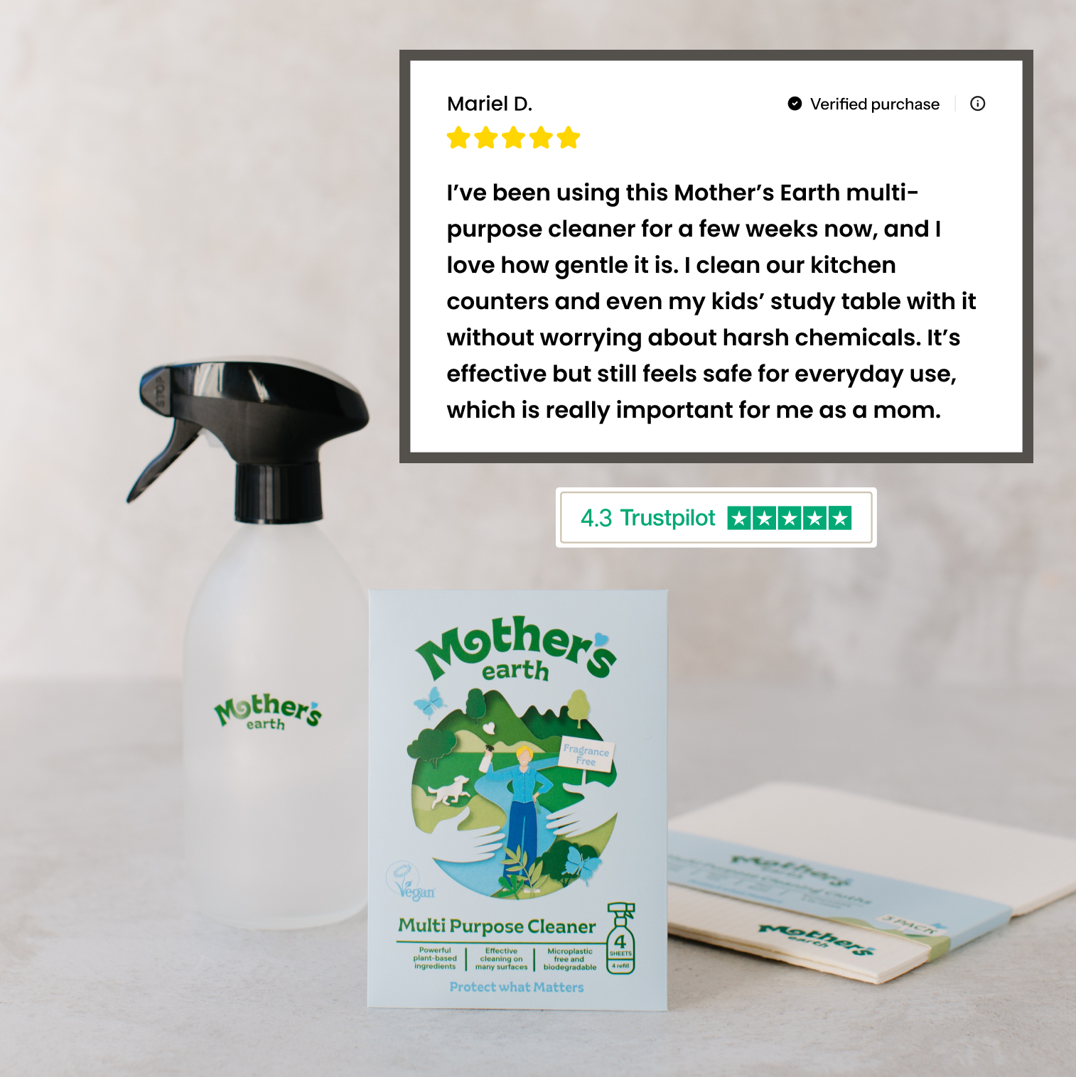 Mothers Earth Facebook ad