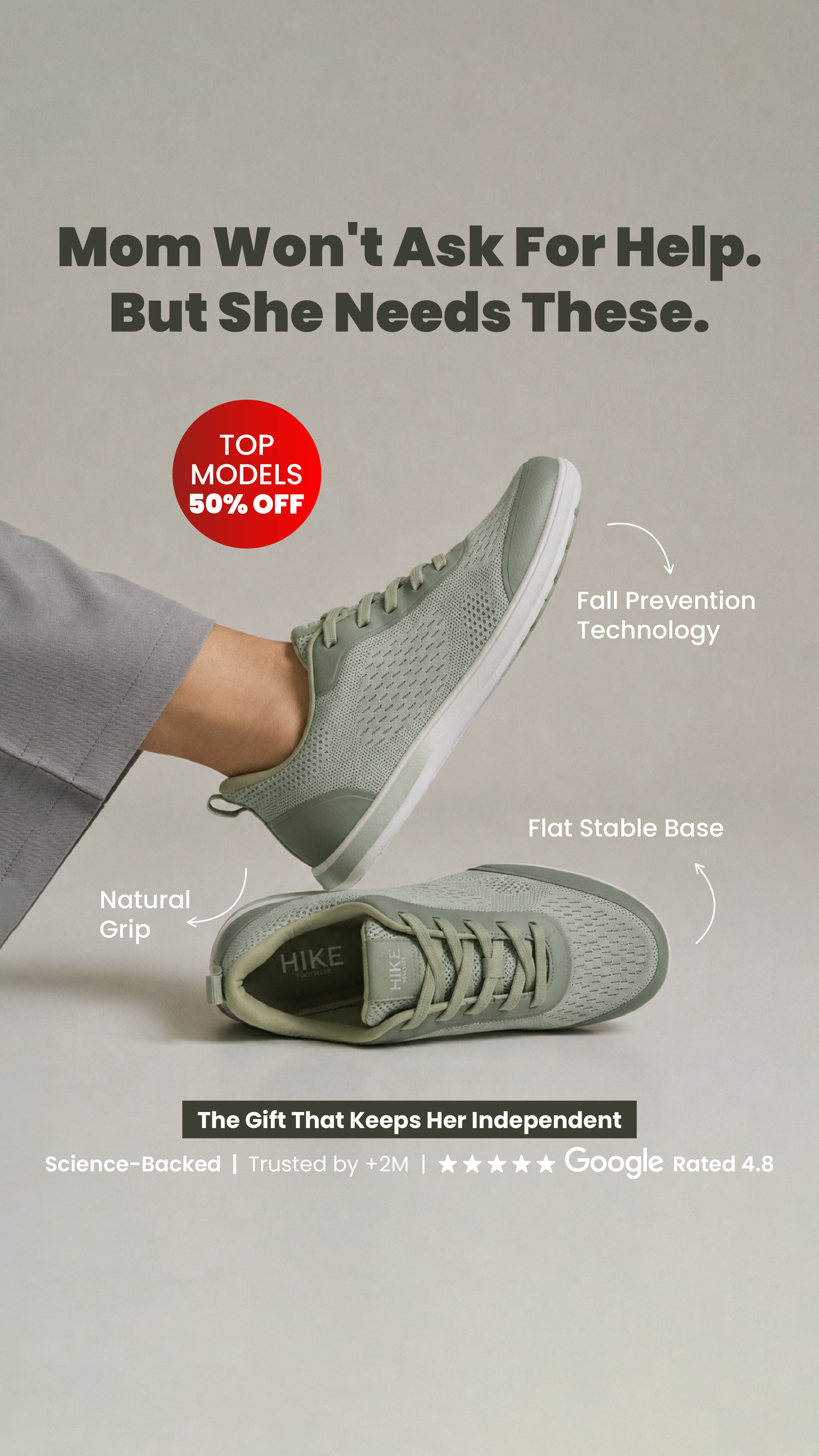 HIKE Footwear Facebook ad