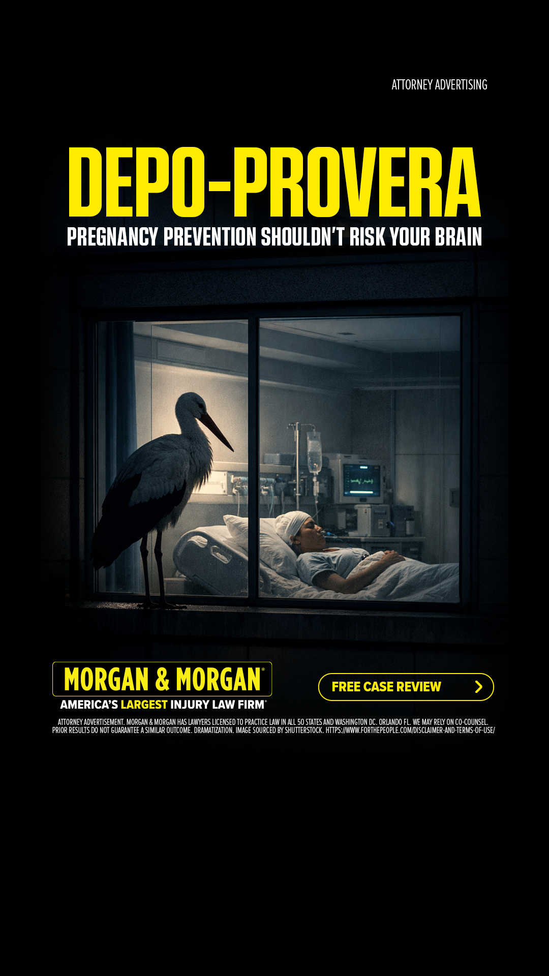 Morgan & Morgan Facebook ad