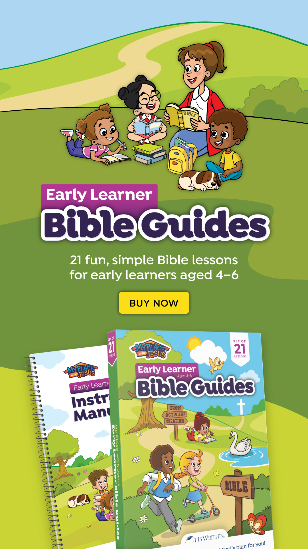 It Is Written Facebook ad: New! My Place with Jesus Bible Lessons