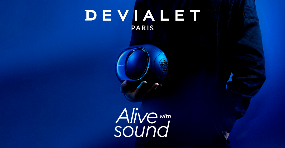 Devialet Facebook ad: Exzellenz als Antrieb.