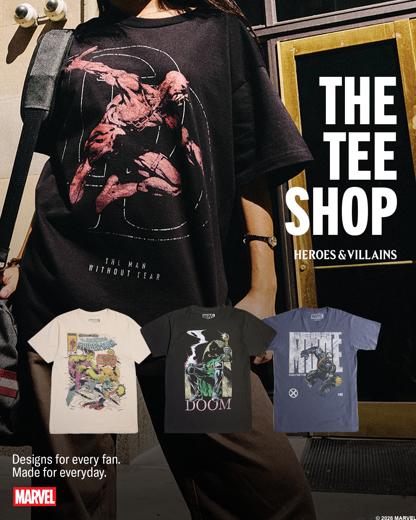 Heroes & Villains Facebook ad