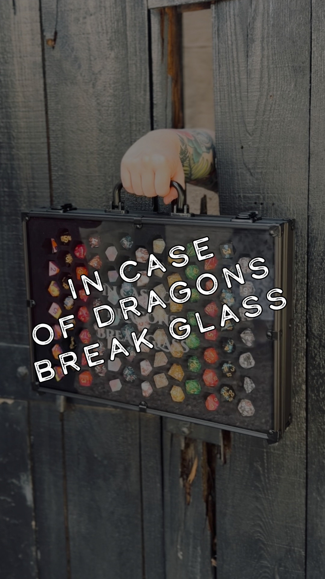 Emberglow Gaming Facebook ad: Chest of Hoarding | TTRPG Dice Storage Solution