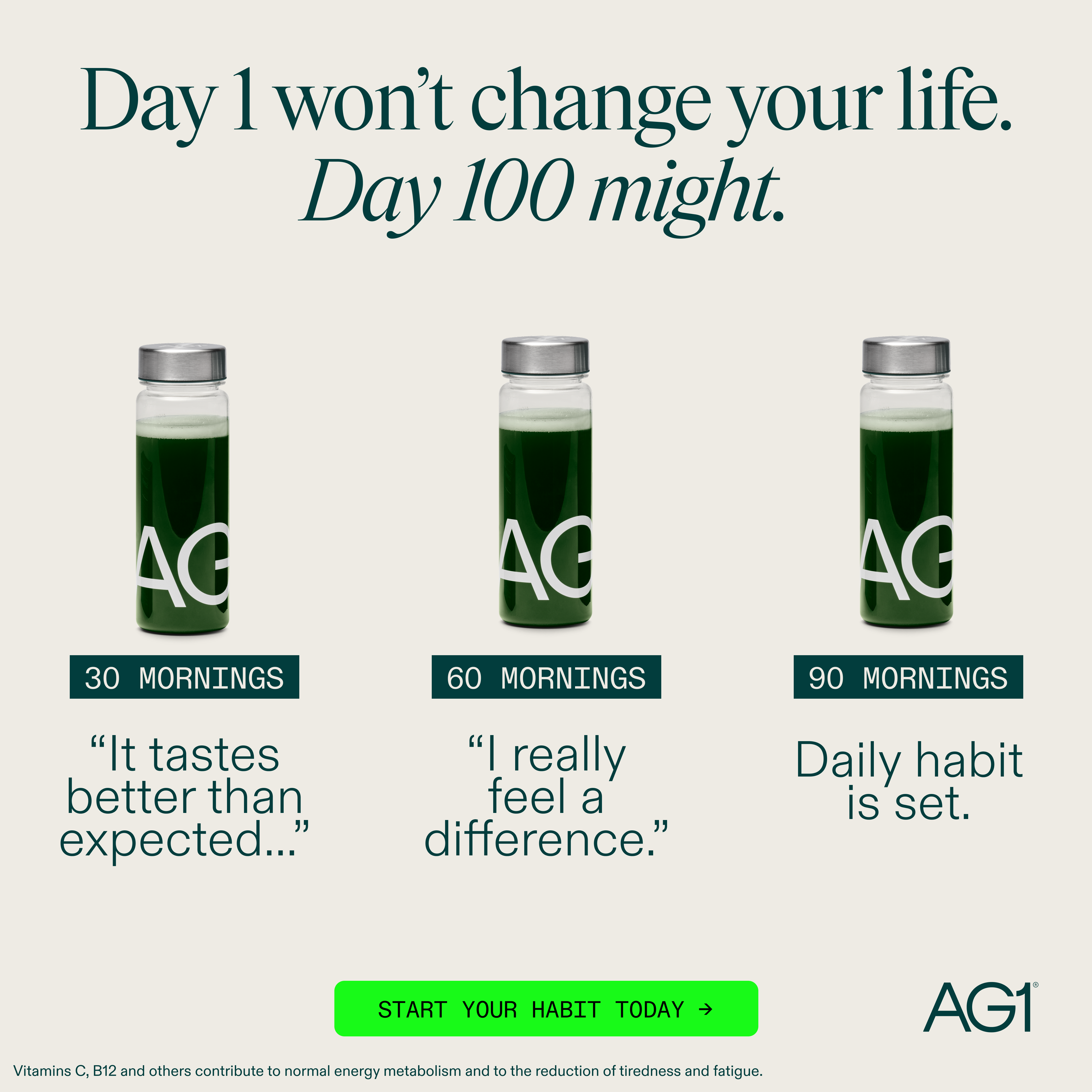 AG1 by Athletic Greens Facebook ad