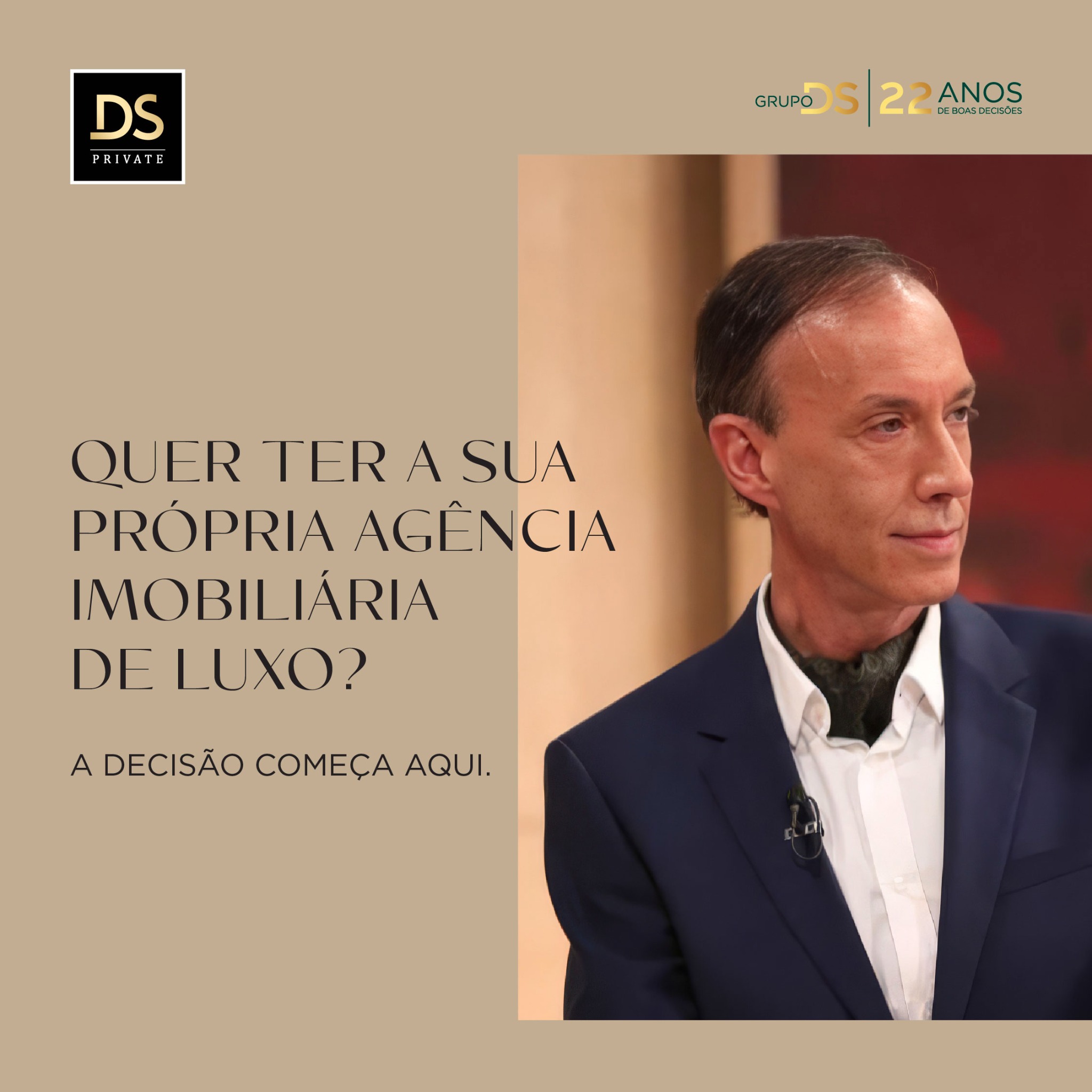DS PRIVATE Facebook ad: Abra o seu negócio DS Private