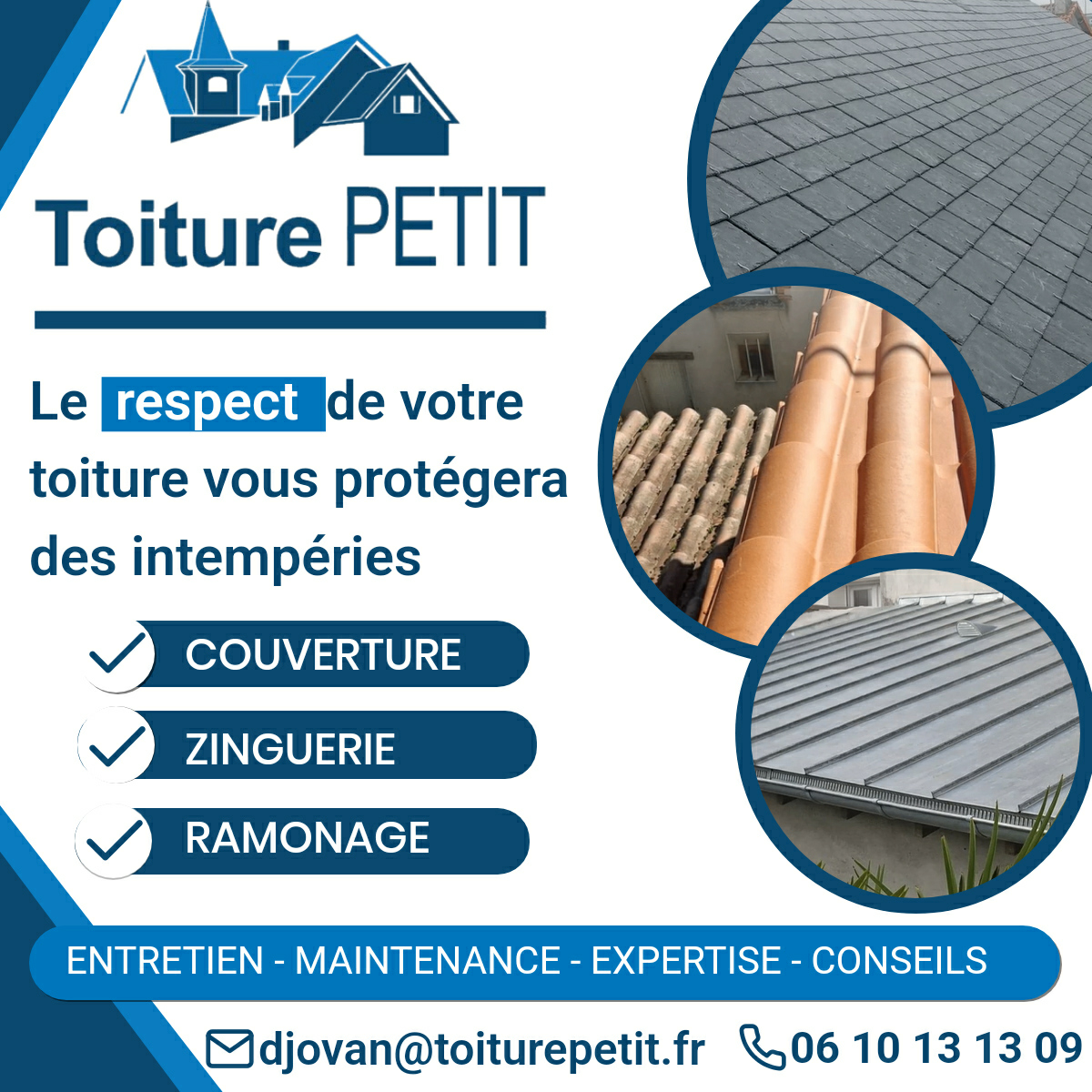 Toiture Petit Facebook ad: Toiture Petit Sèvremoine - Couvreur (adresse, horaires…