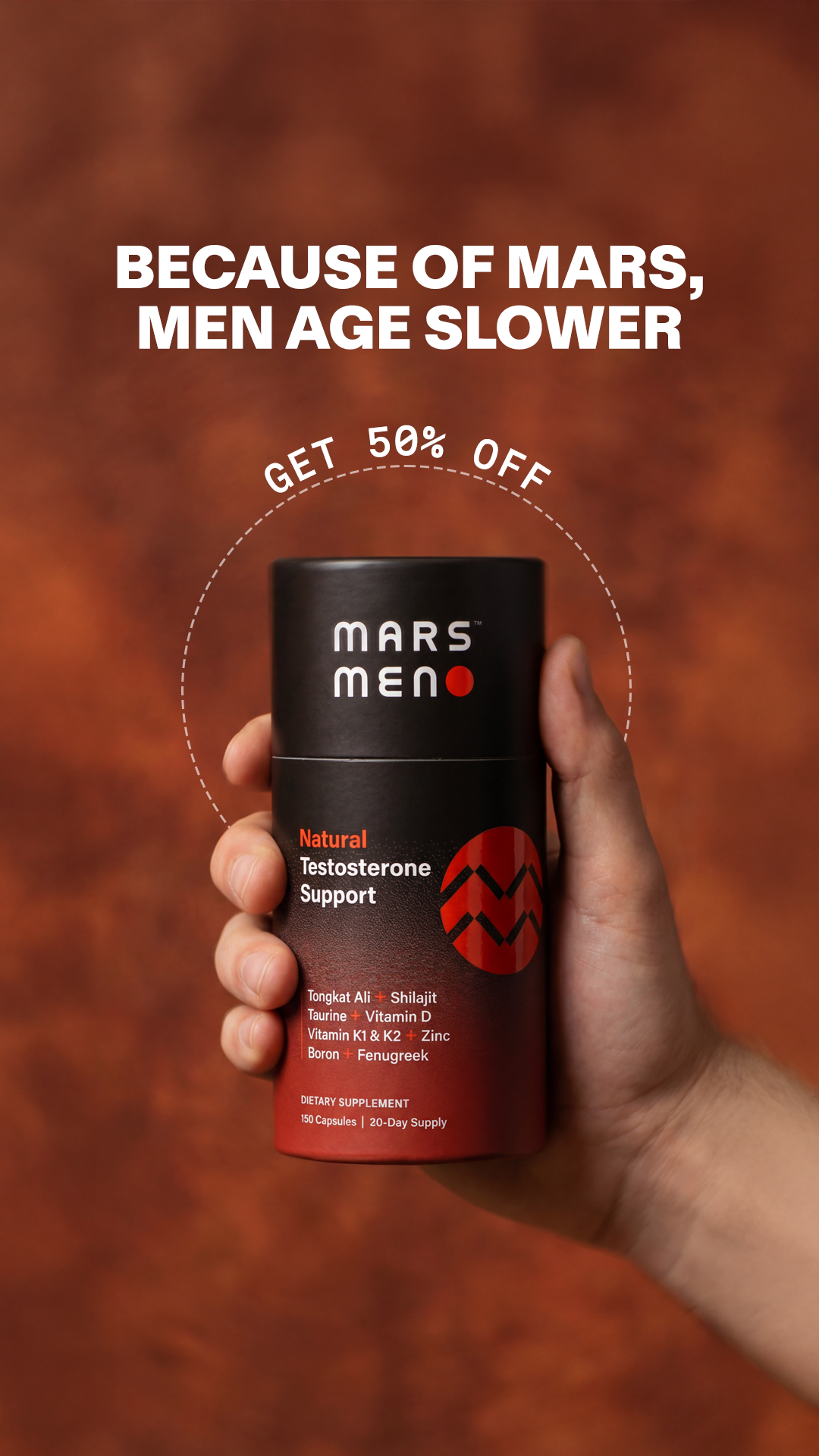 Mars Men Facebook ad