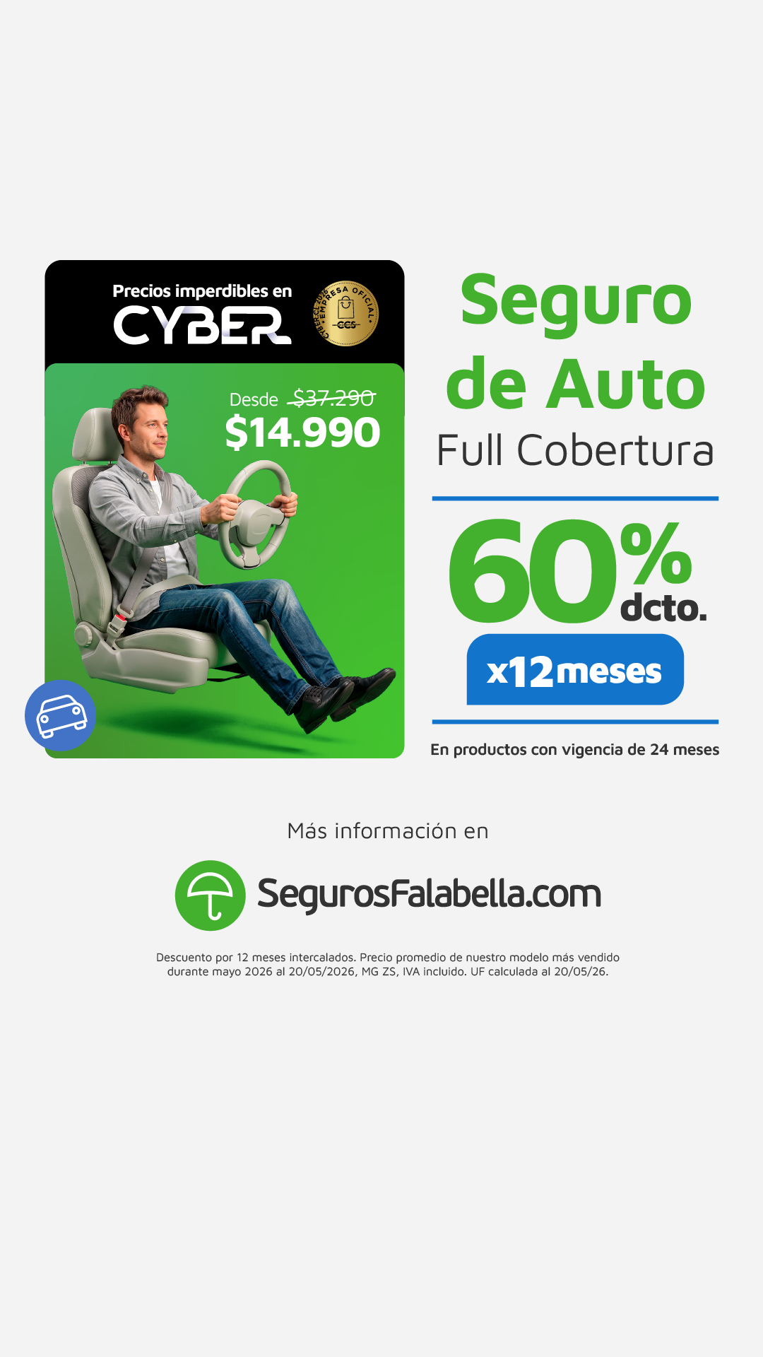 Seguros Falabella Chile Facebook ad