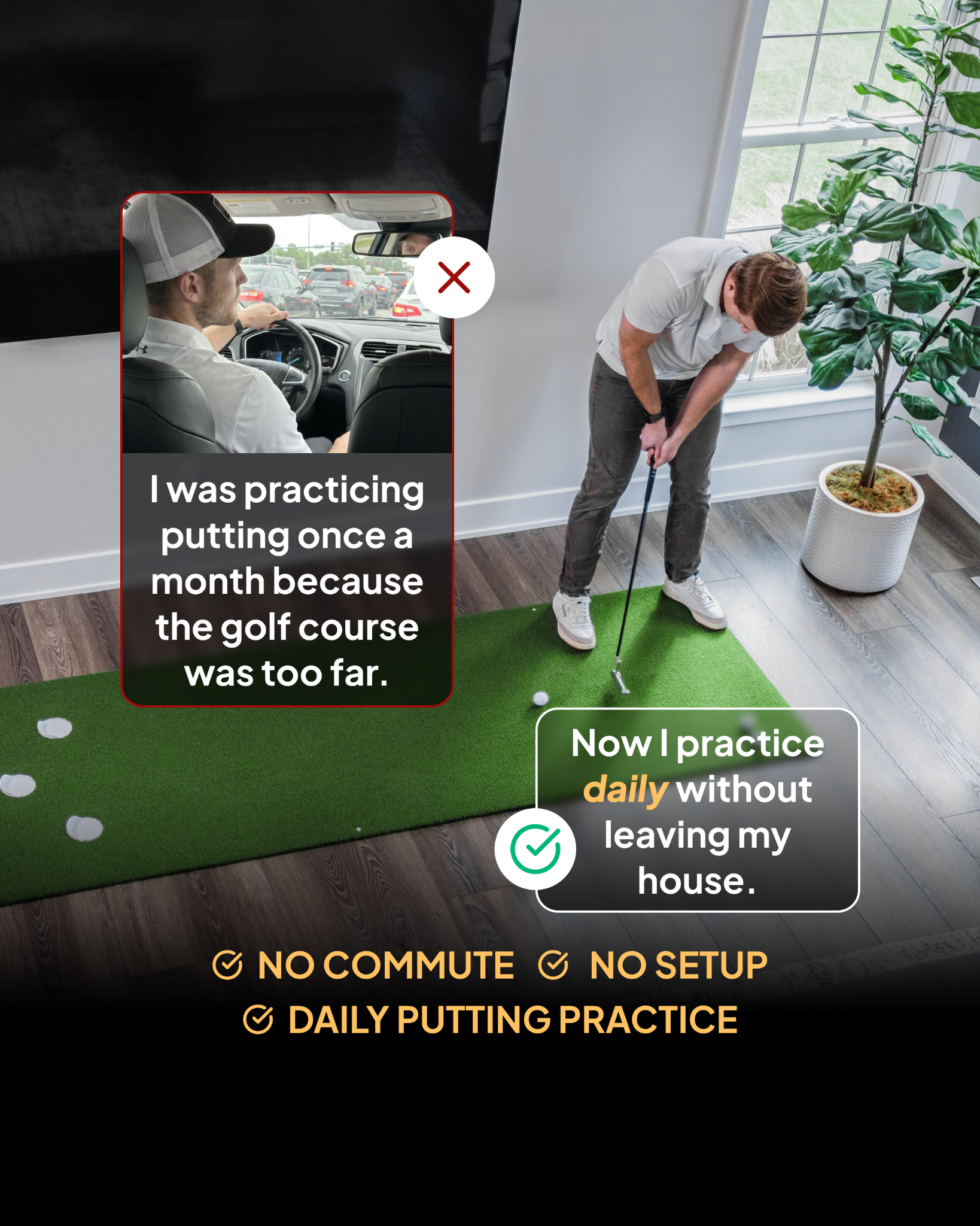 PrimePutt Golf Facebook ad