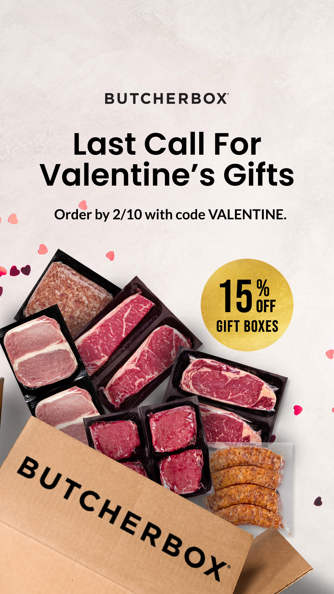 ButcherBox Facebook ad