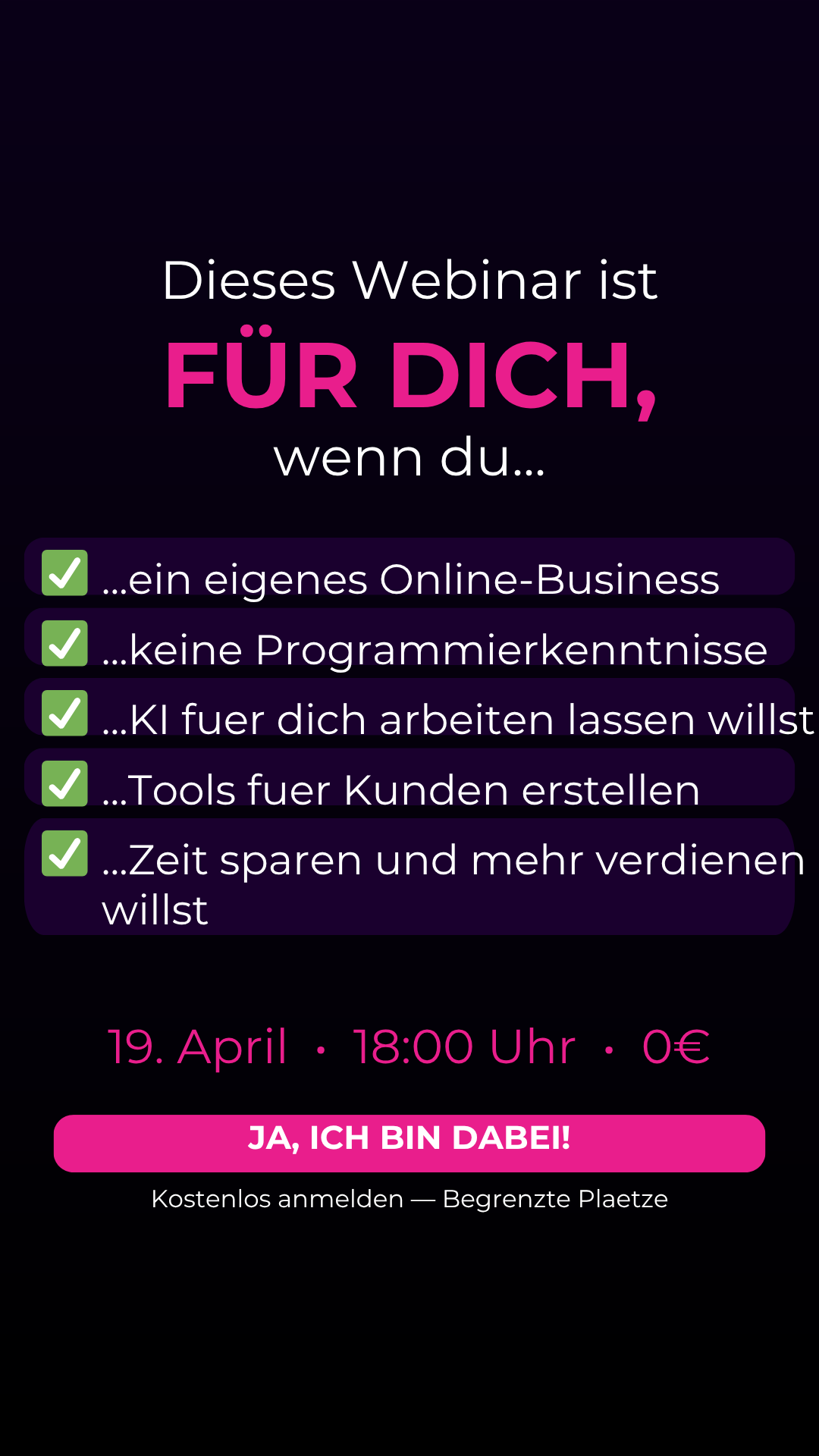 Julia Trost - Online Unternehmensaufbau Facebook ad