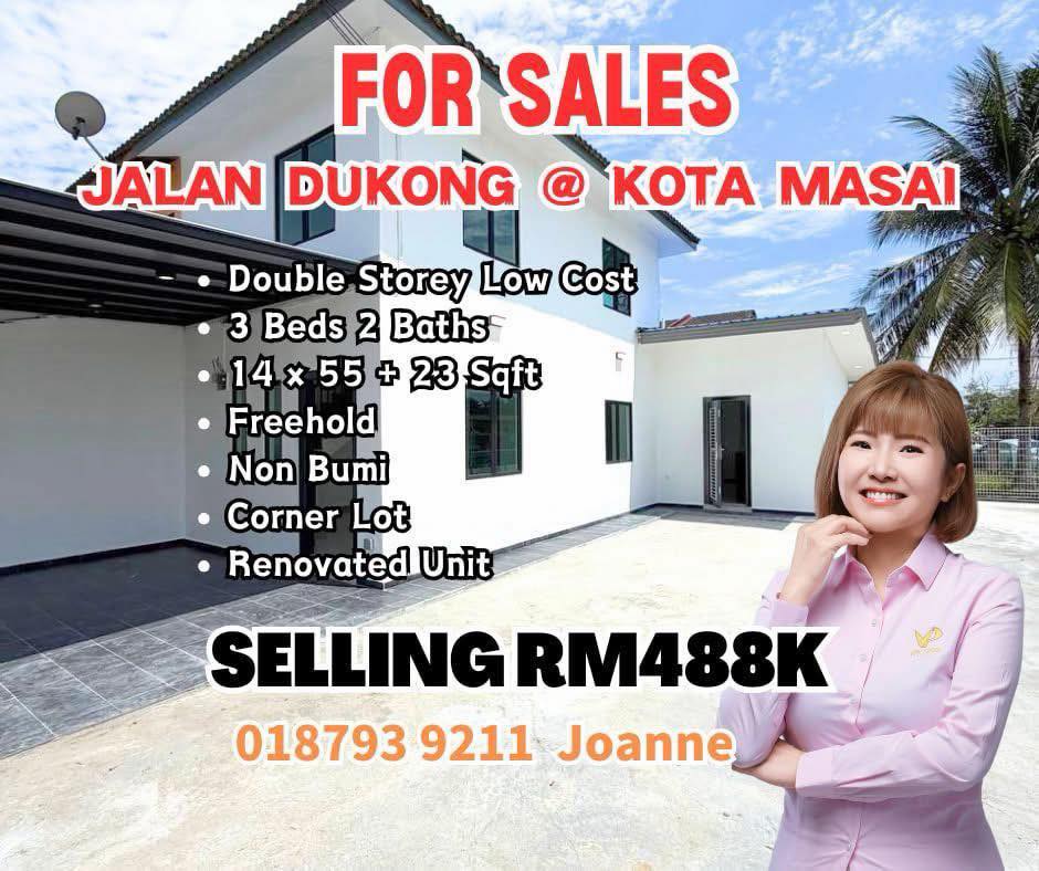 CCK Property Johor Bahru Facebook ad: Jalan Dukong @ Kota Masai