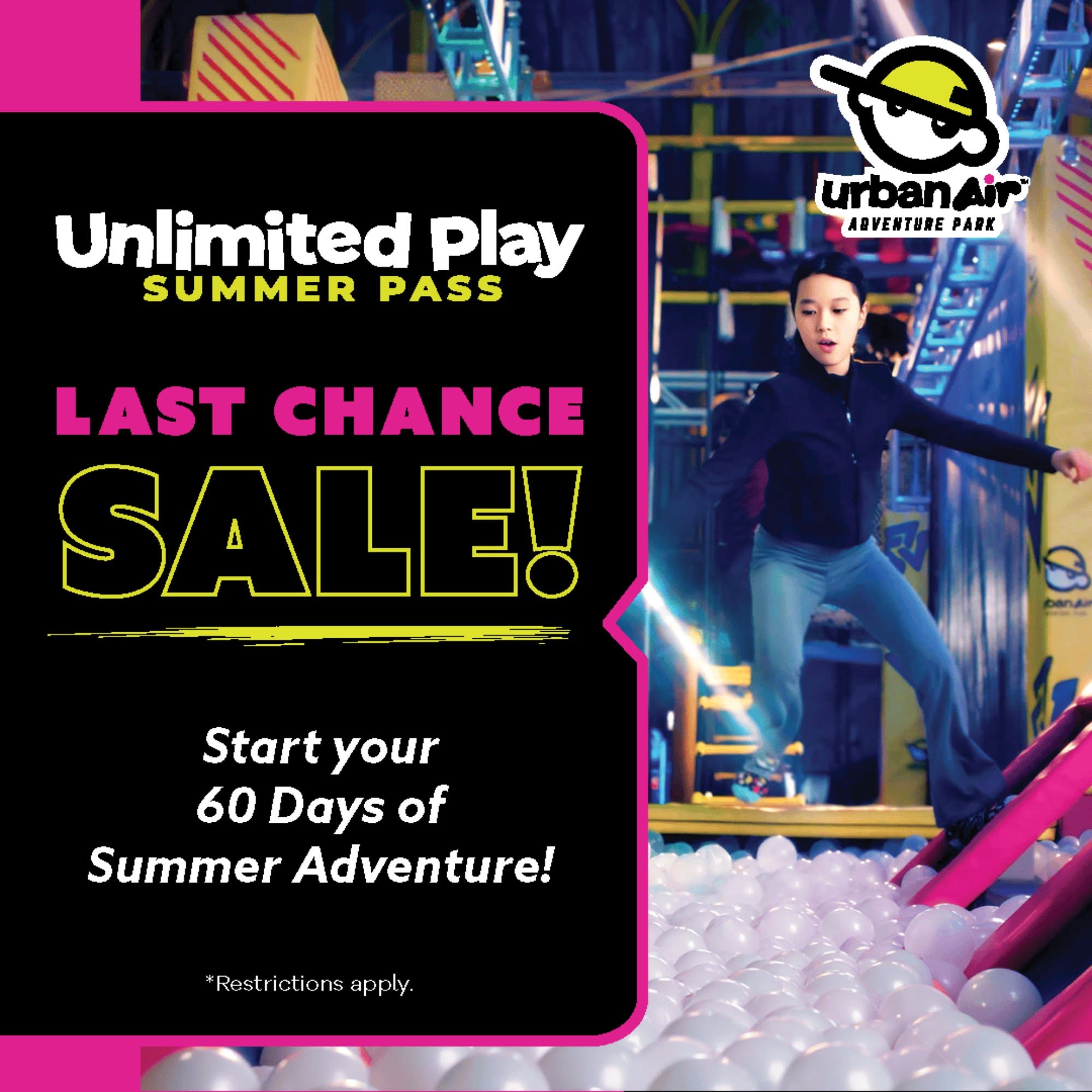 Urban Air Adventure Park Facebook ad