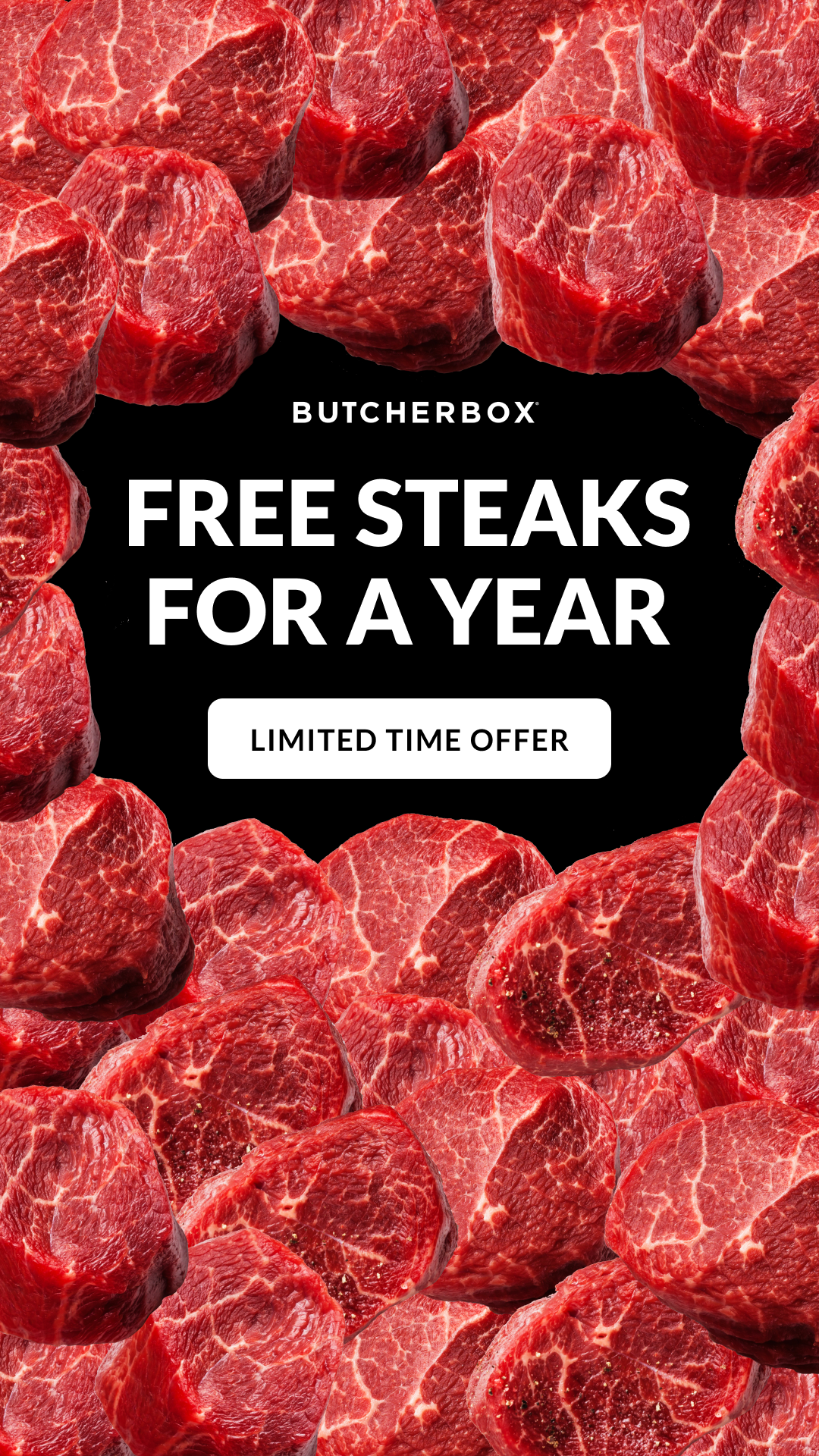 ButcherBox Facebook ad