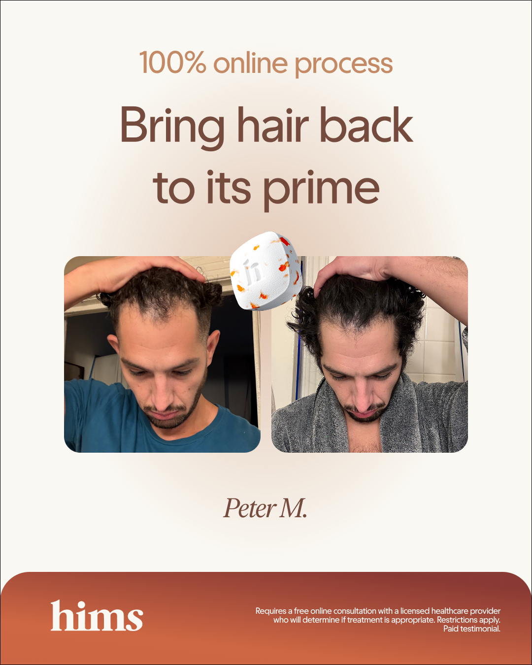 hims Facebook ad