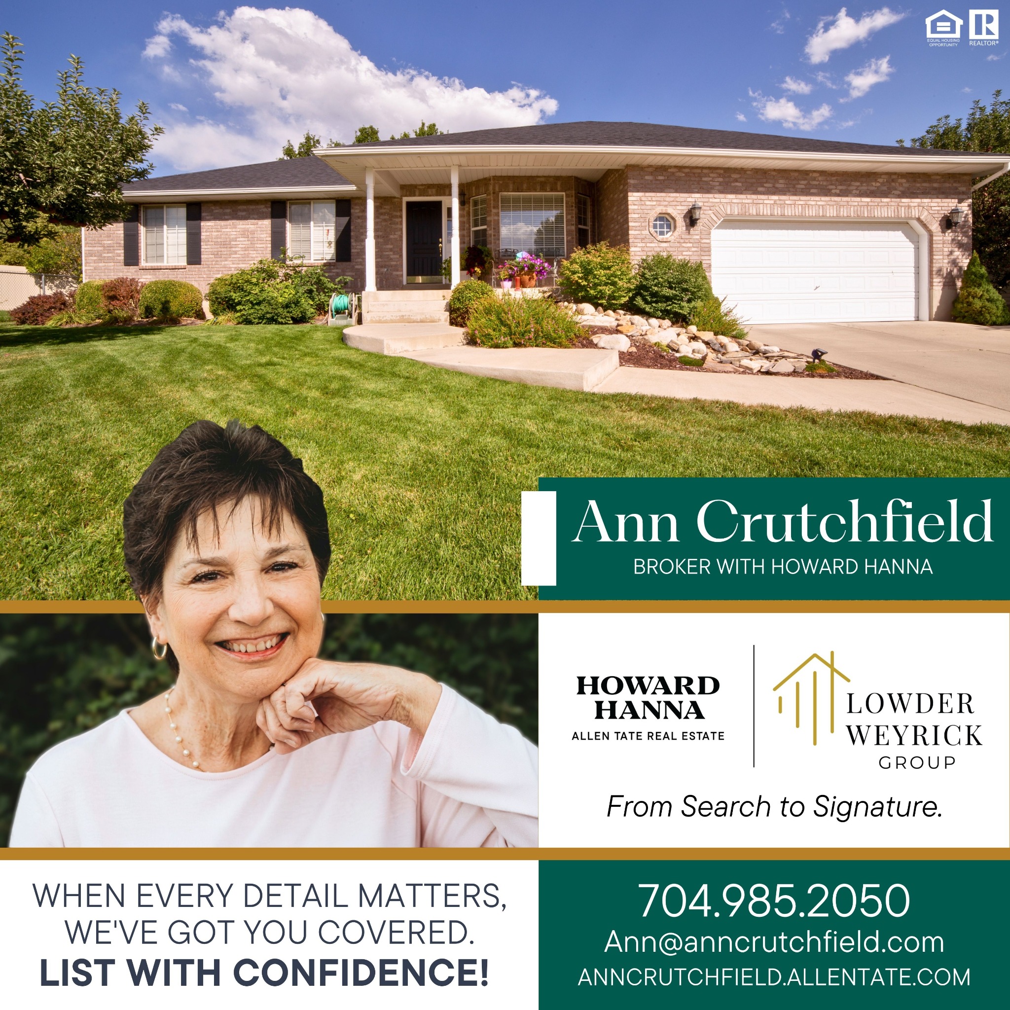 Ann Crutchfield Realtor Facebook ad