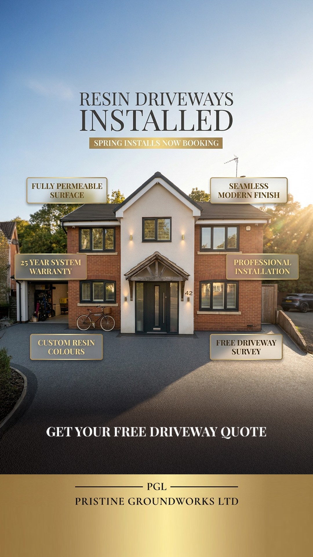 Pristine Groundworks Ltd Facebook ad from Apr 28, 2026
