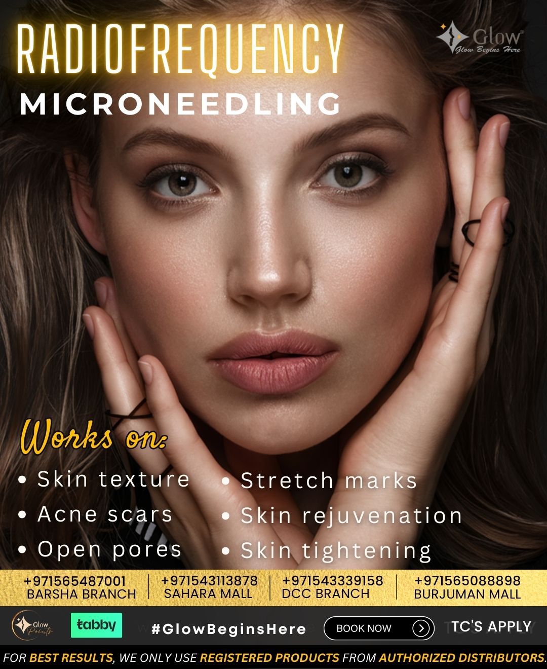 Glow Aesthetics Dermatology Clinic Facebook ad