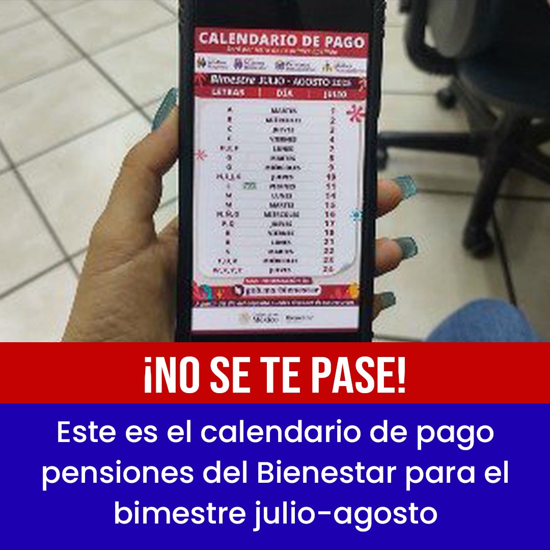 Opera News México Facebook ad: ¡No se te pase! Este es el calendario de pago pensiones…