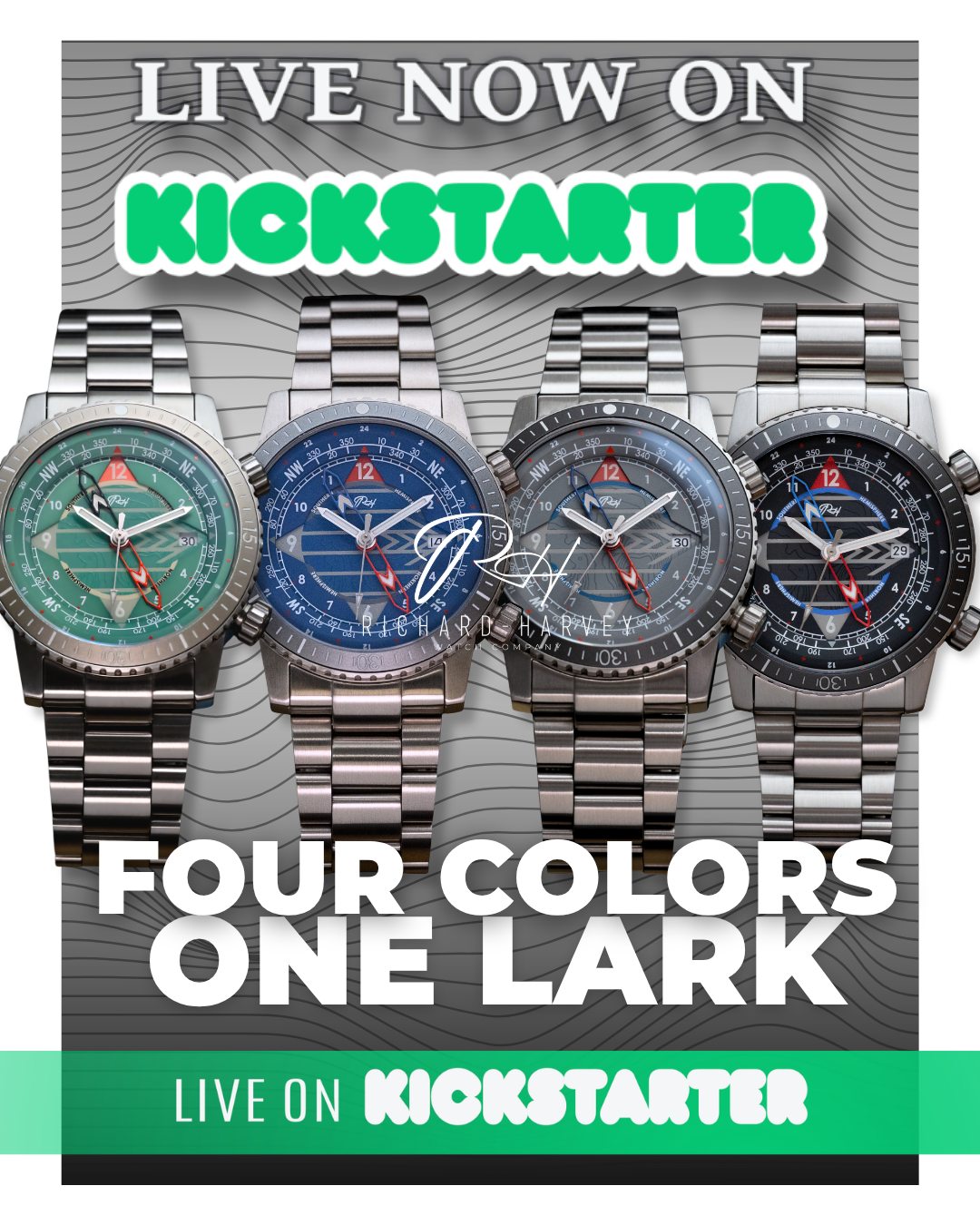 Richard-Harvey Watch Company, LLC Facebook ad: I'll be honest, yesterday was a lot.