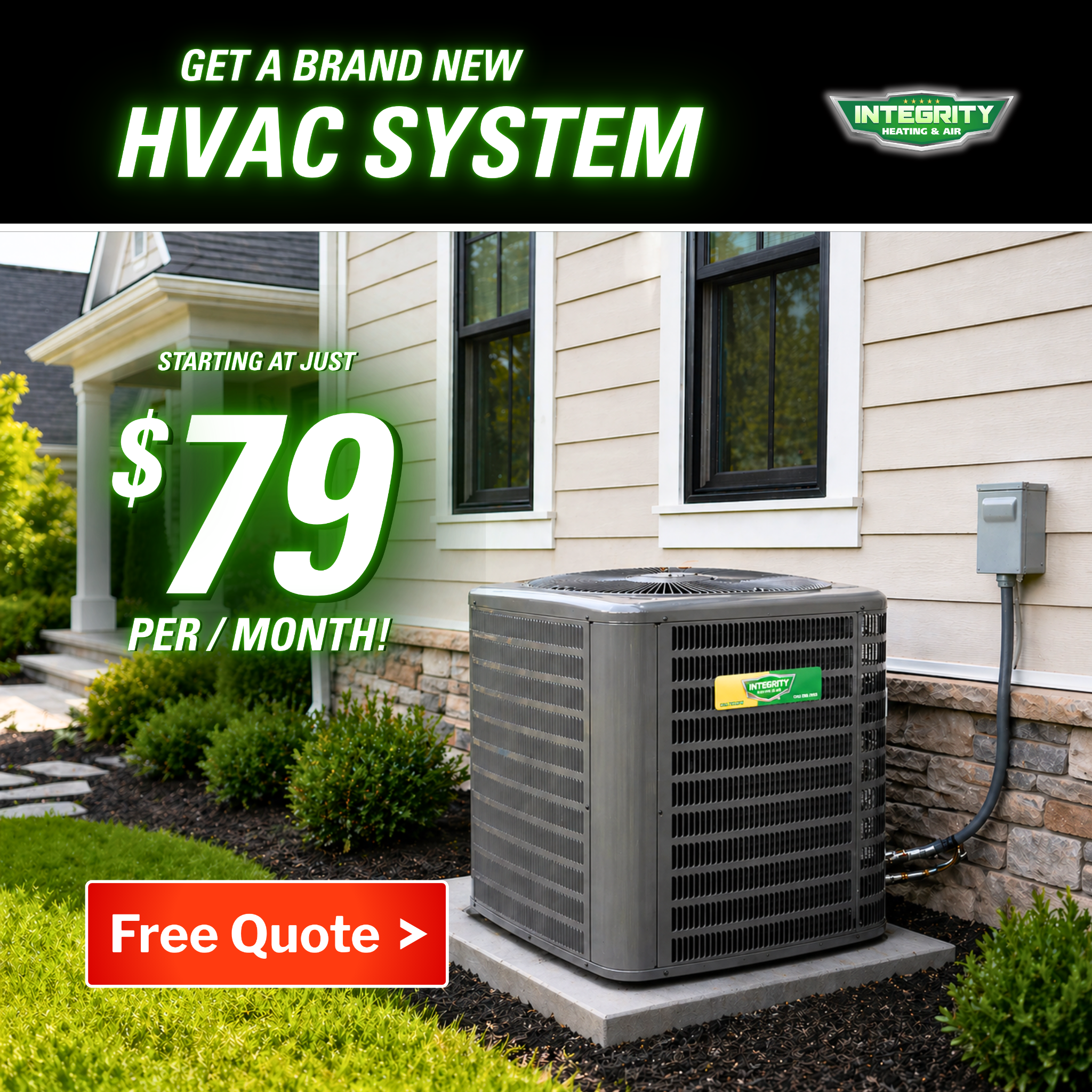 Integrity Heating & Air Facebook ad
