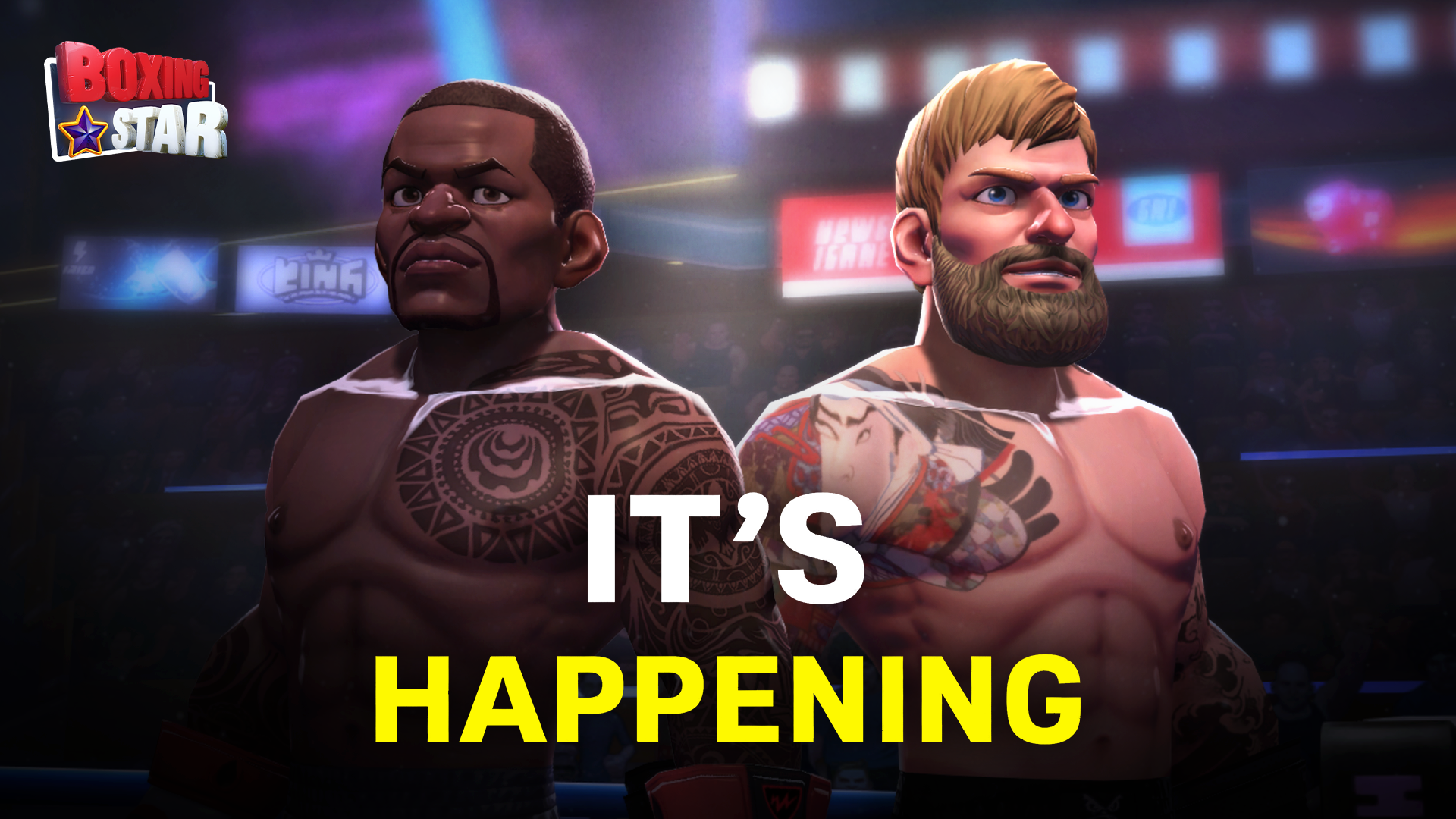 Boxing Star Facebook ad