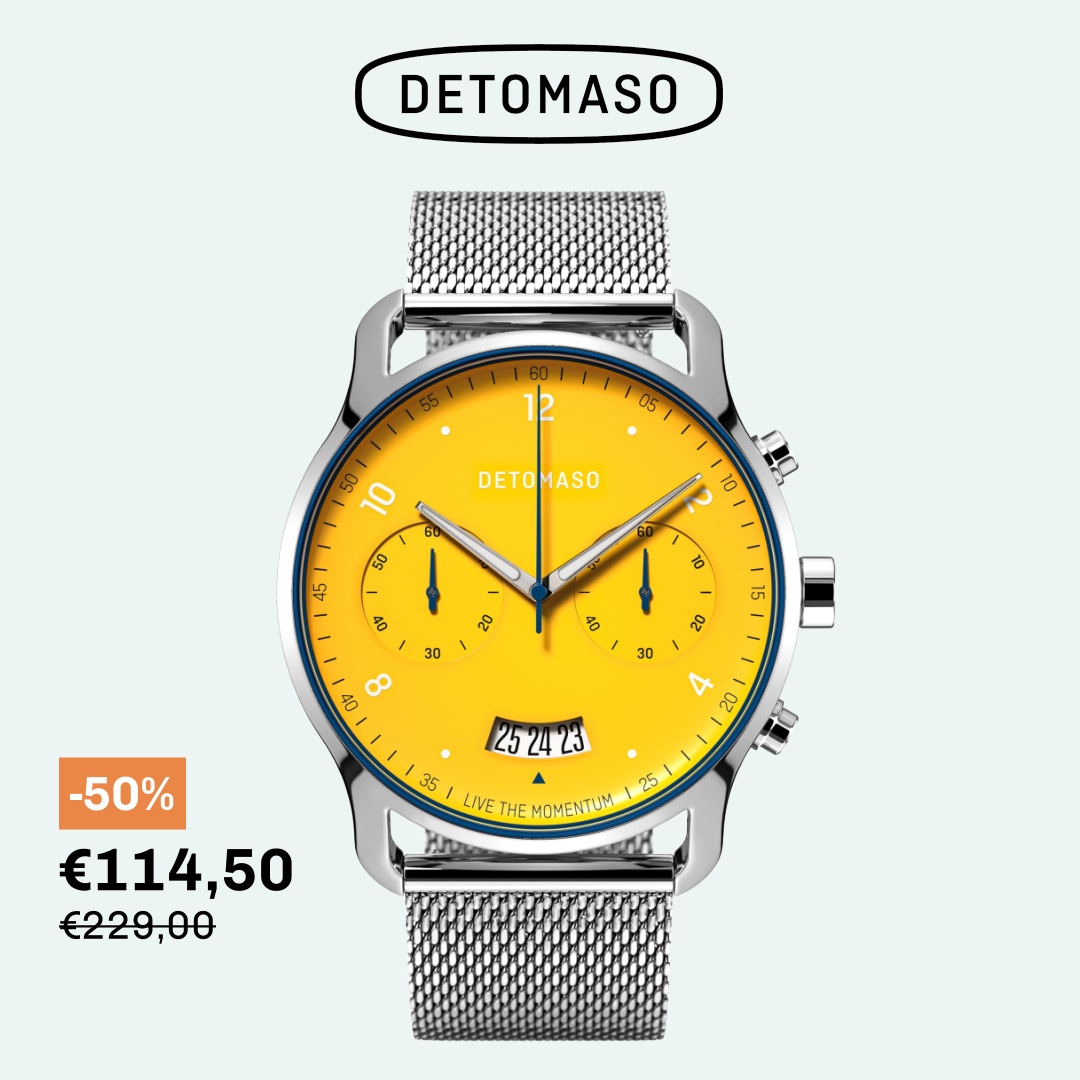 DETOMASO WATCHES Facebook ad