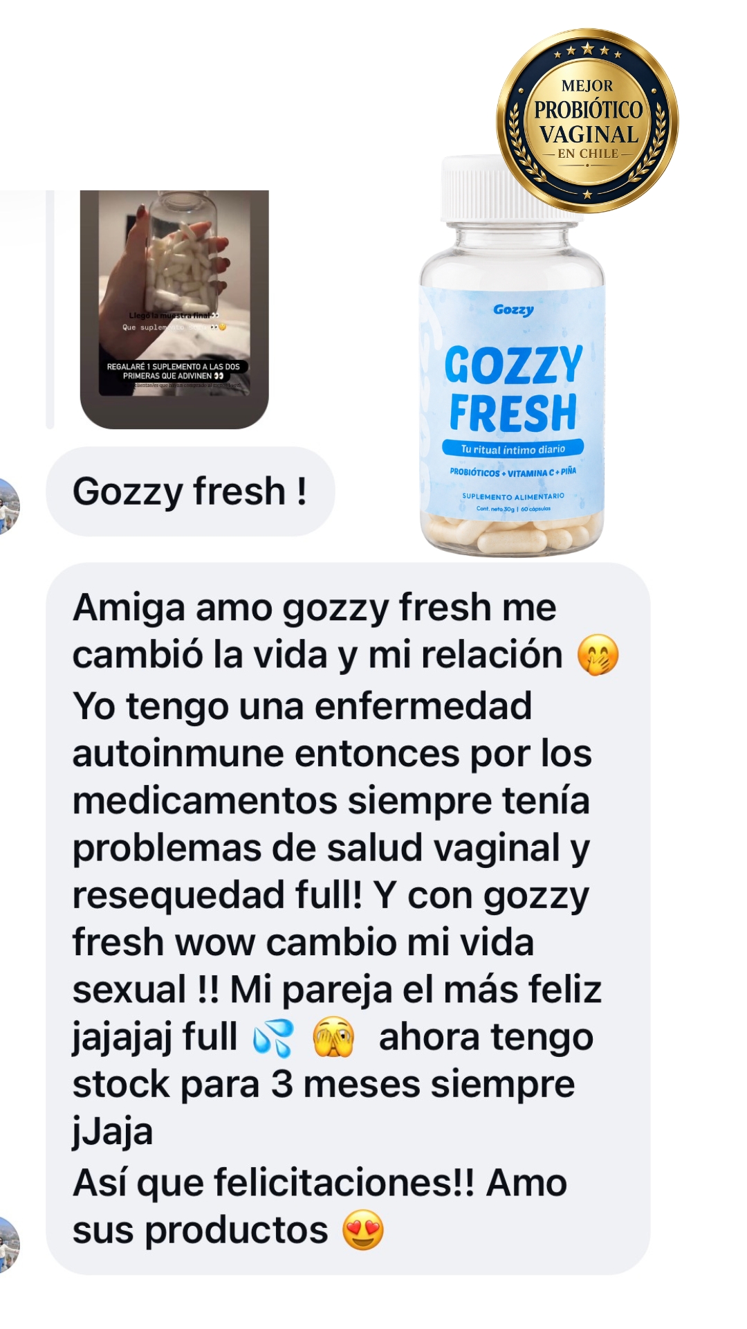 Gozzy Chile Facebook ad