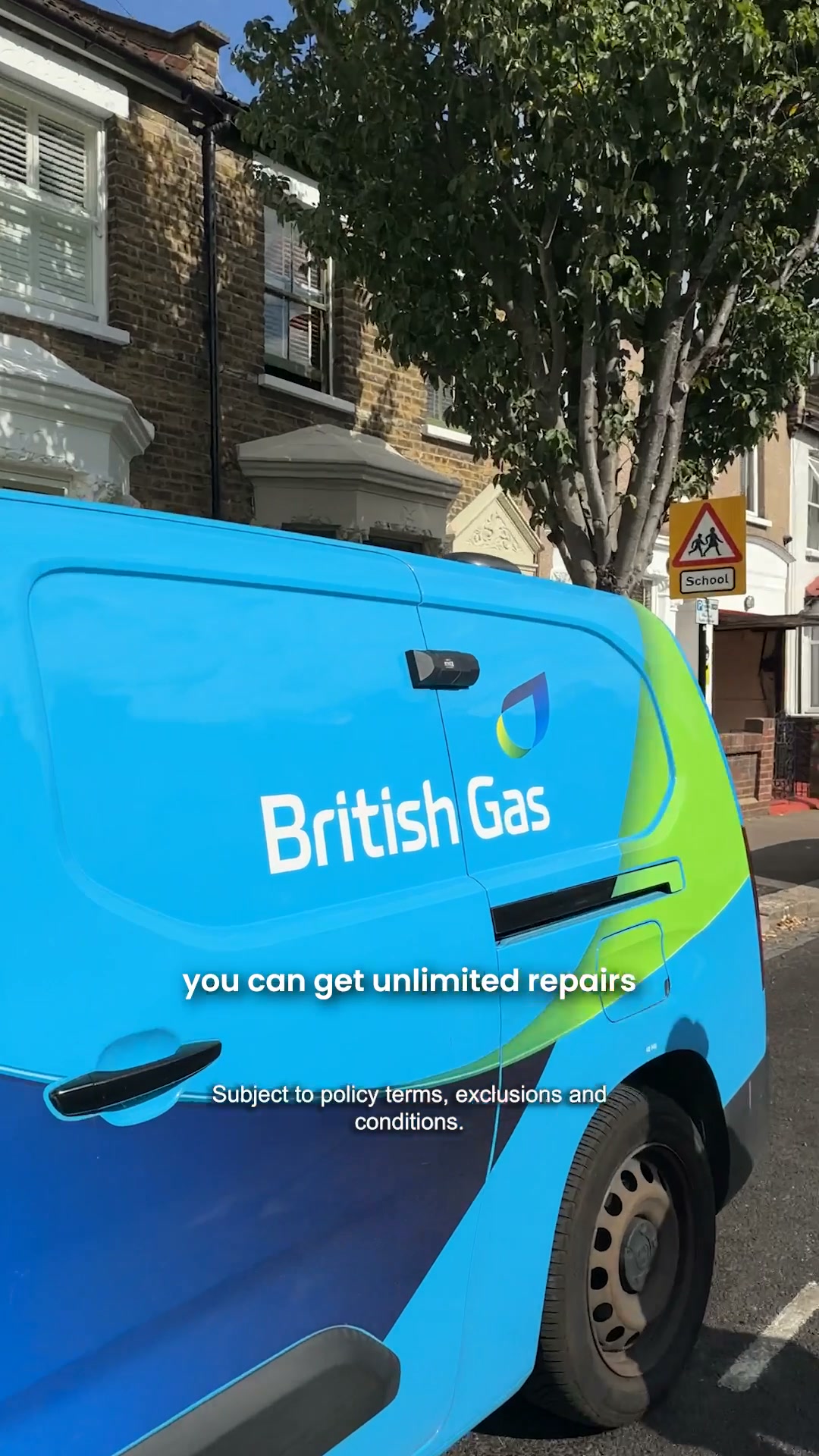 British Gas Facebook ad: Winter ready with HomeCare