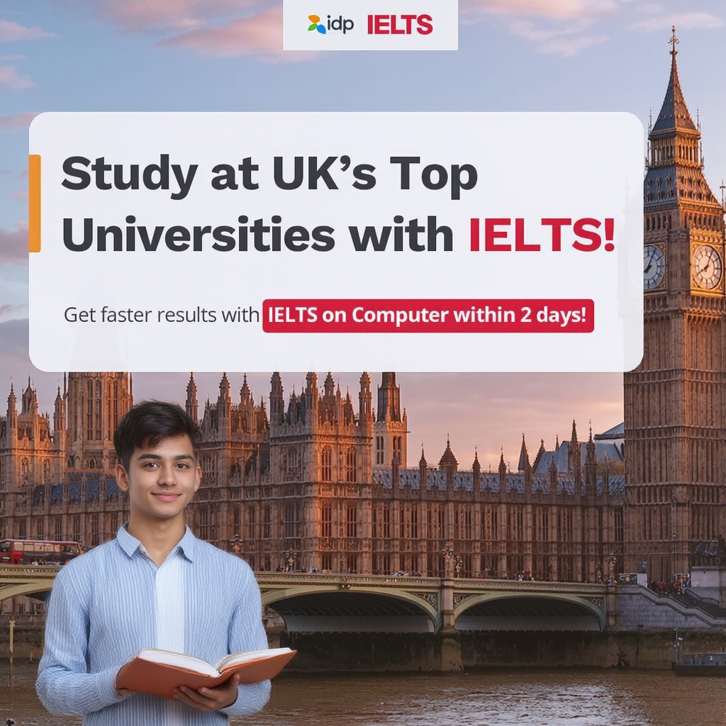 IELTS Essentials from IDP Facebook ad