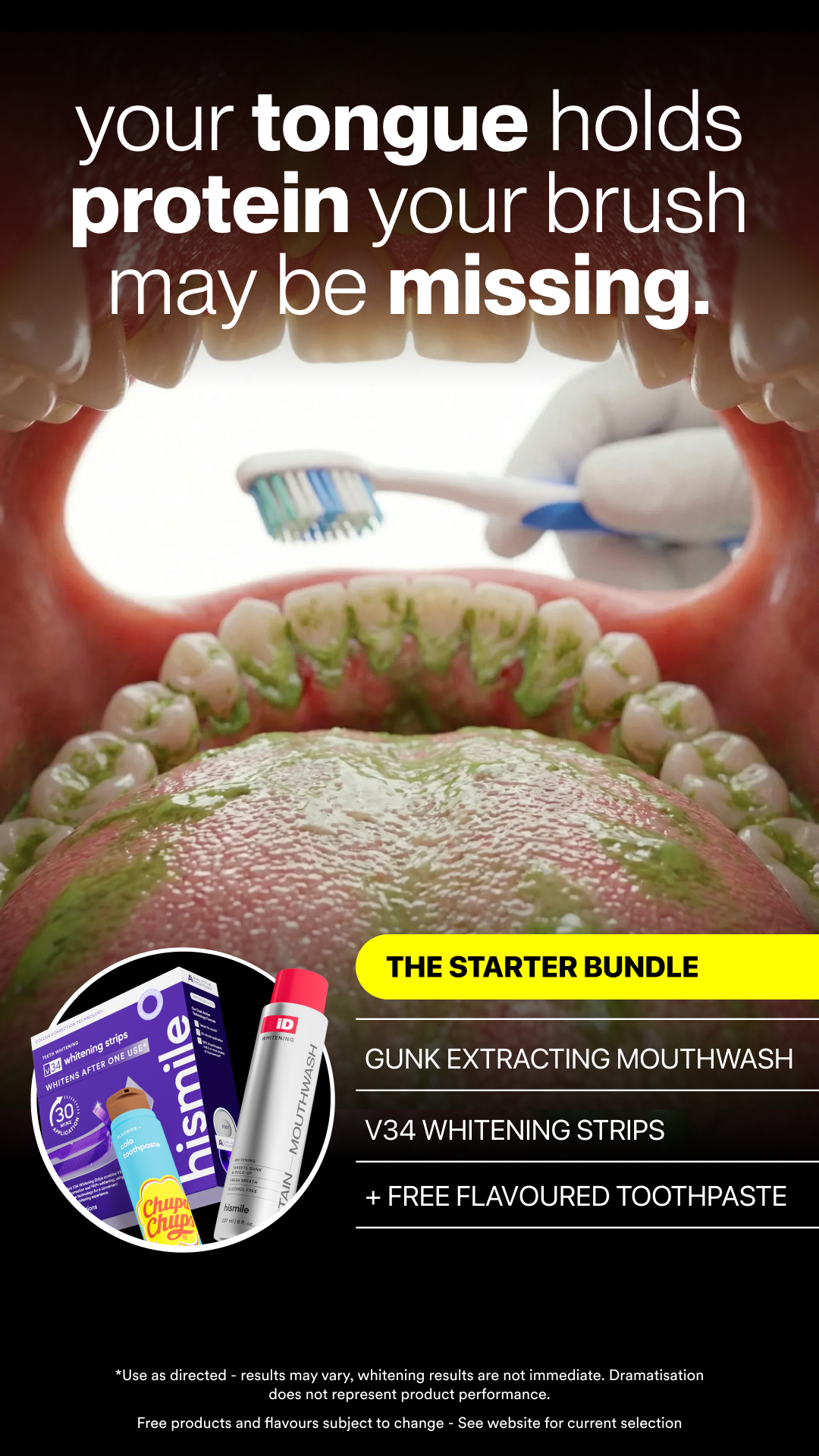 Hismile Facebook ad