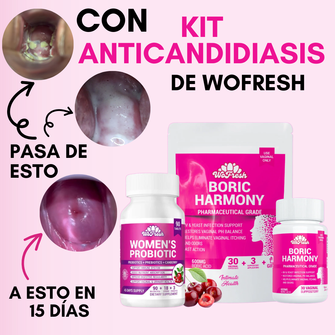 Suplevitaminas Facebook ad: Acción doble: equilibrio vaginal + intestinal