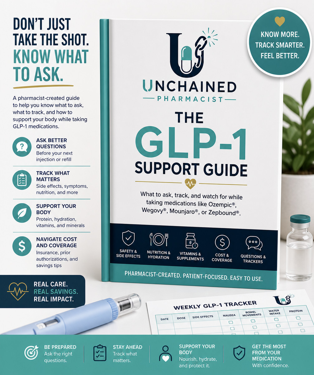 The Unchained Pharmacist Facebook ad: Don’t Just Take the Shot