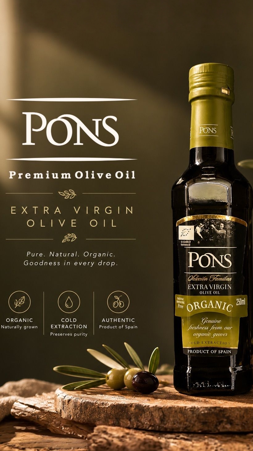 Pons Pakistan Facebook ad: From Spain to Your Kitchen