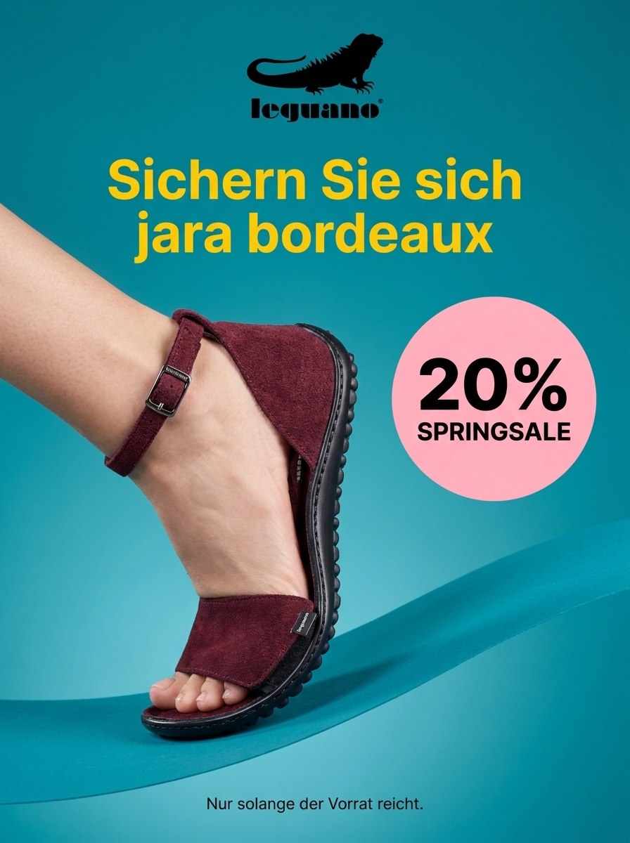 leguano Barfußschuhe Facebook ad