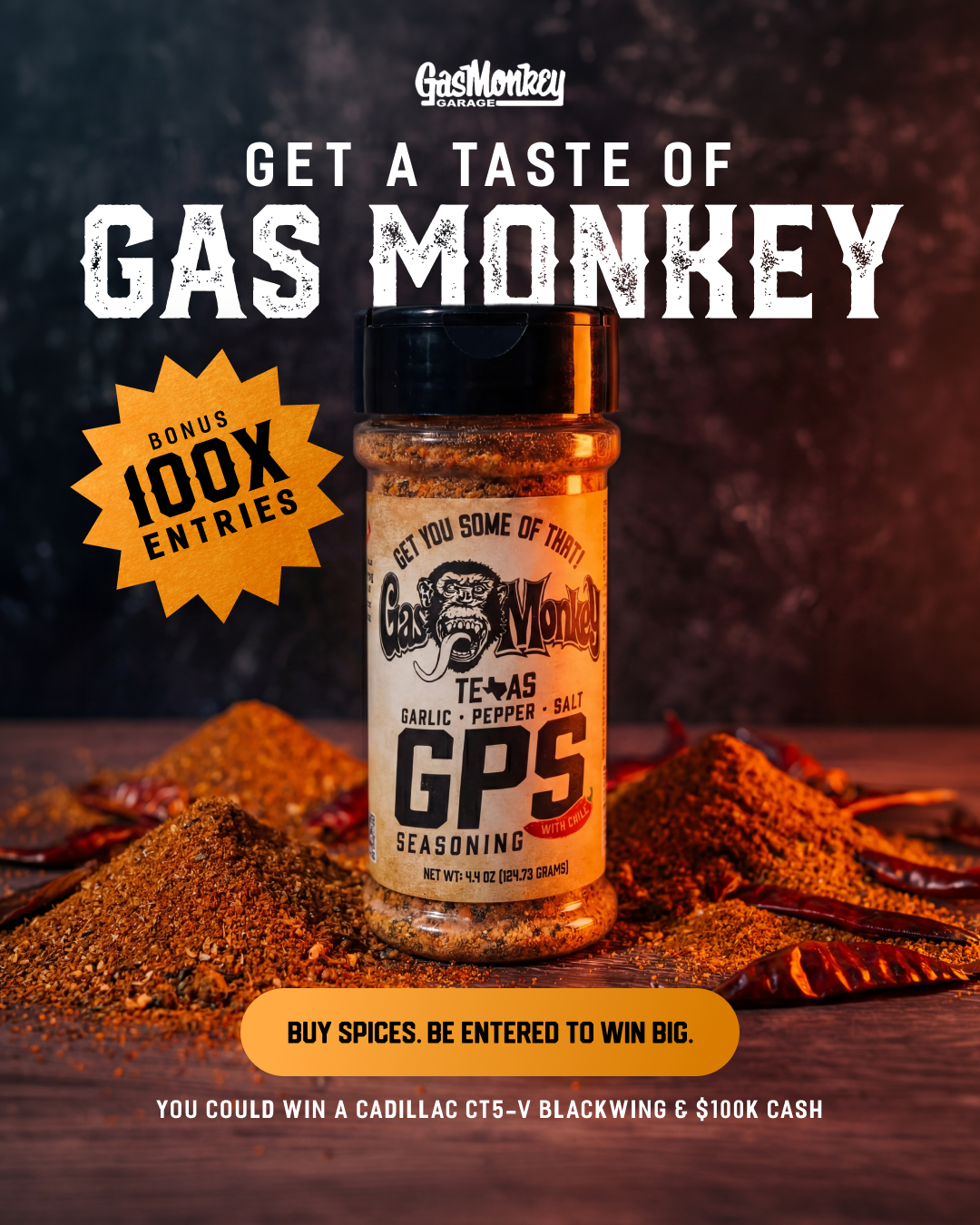 Gas Monkey Garage Facebook ad