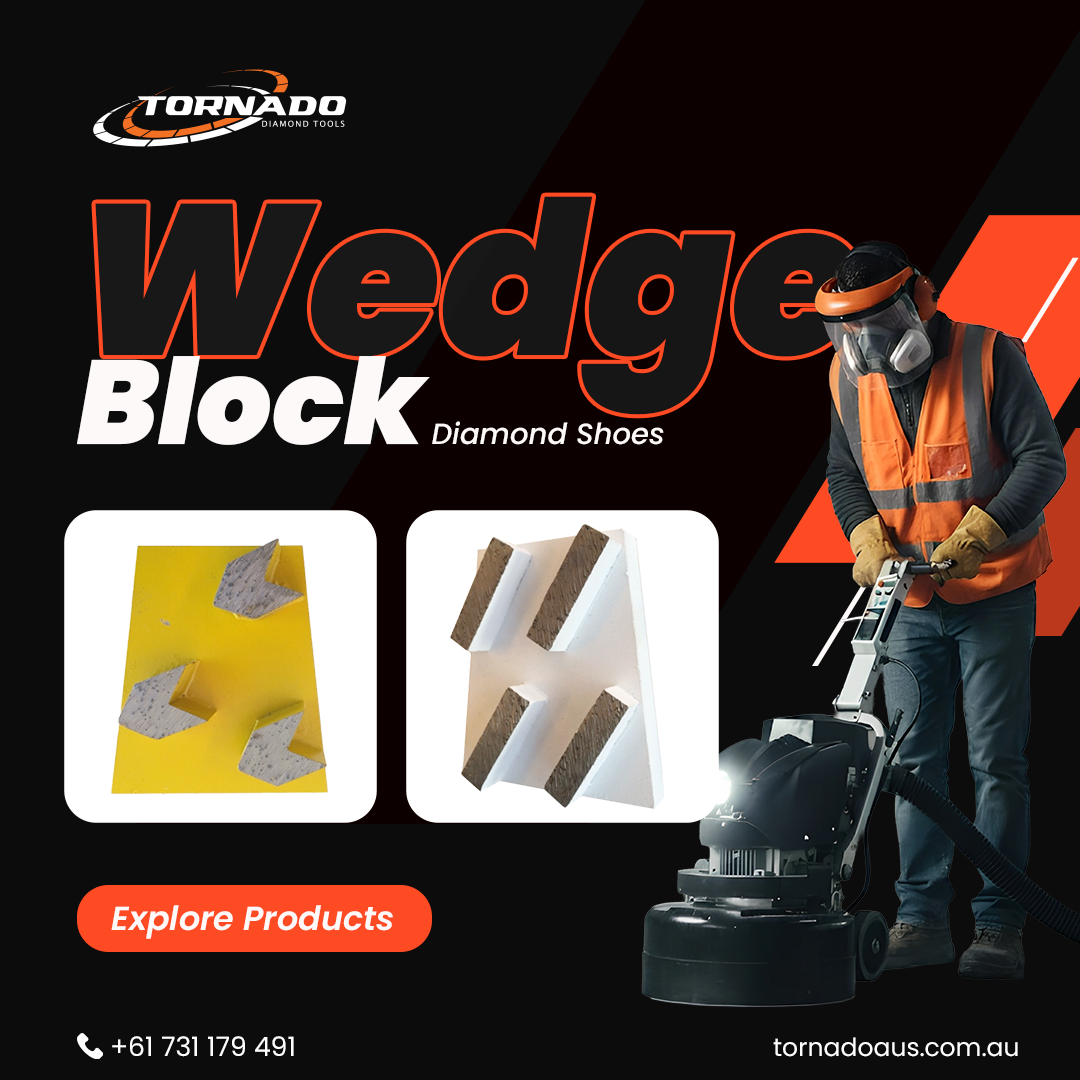 Tornado Diamond Tools Facebook ad: Smooth Concrete, Fast!