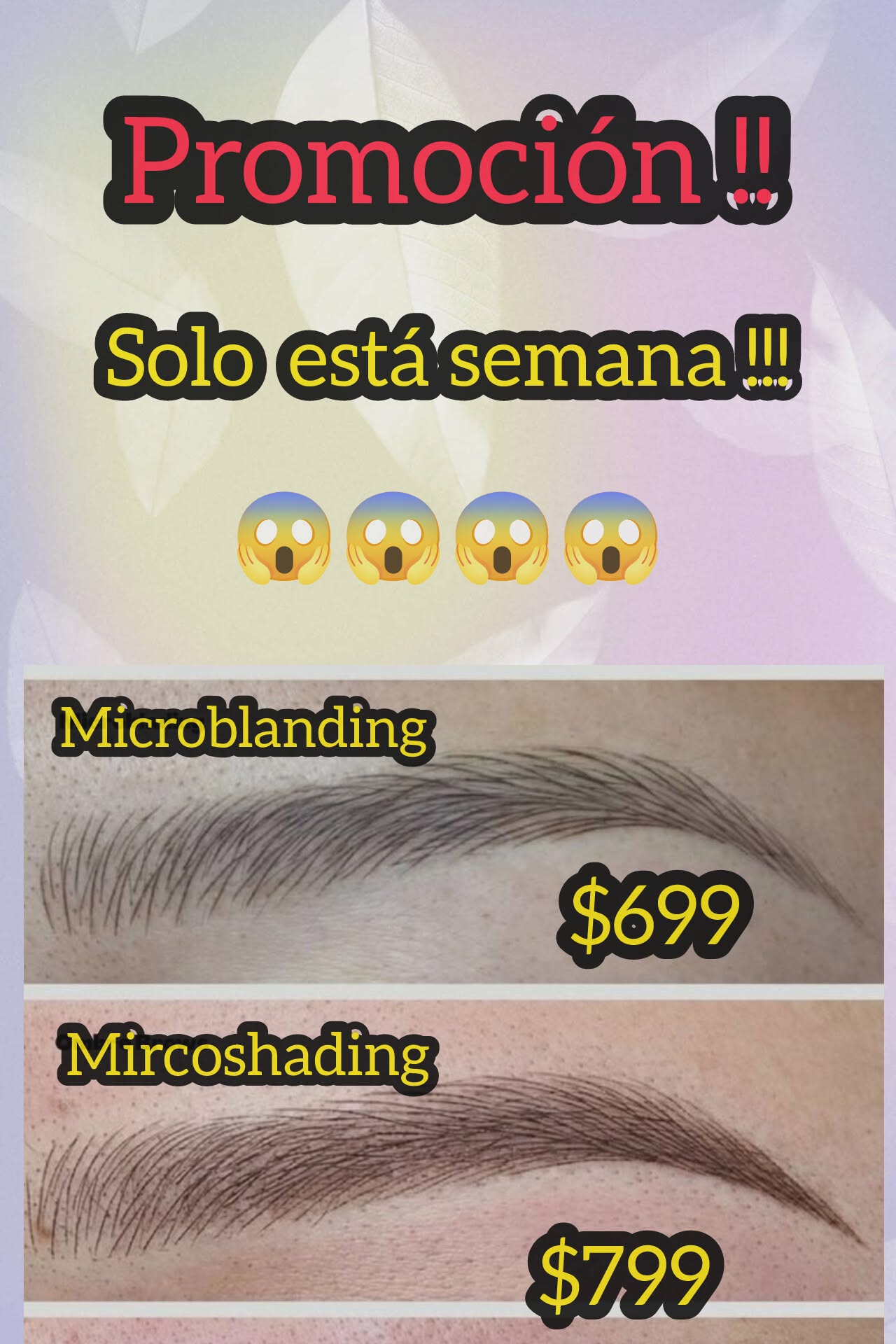 Brows_by Brenda Torres Facebook ad: Agenda tu cita y aprovecha nuestra super promoción!