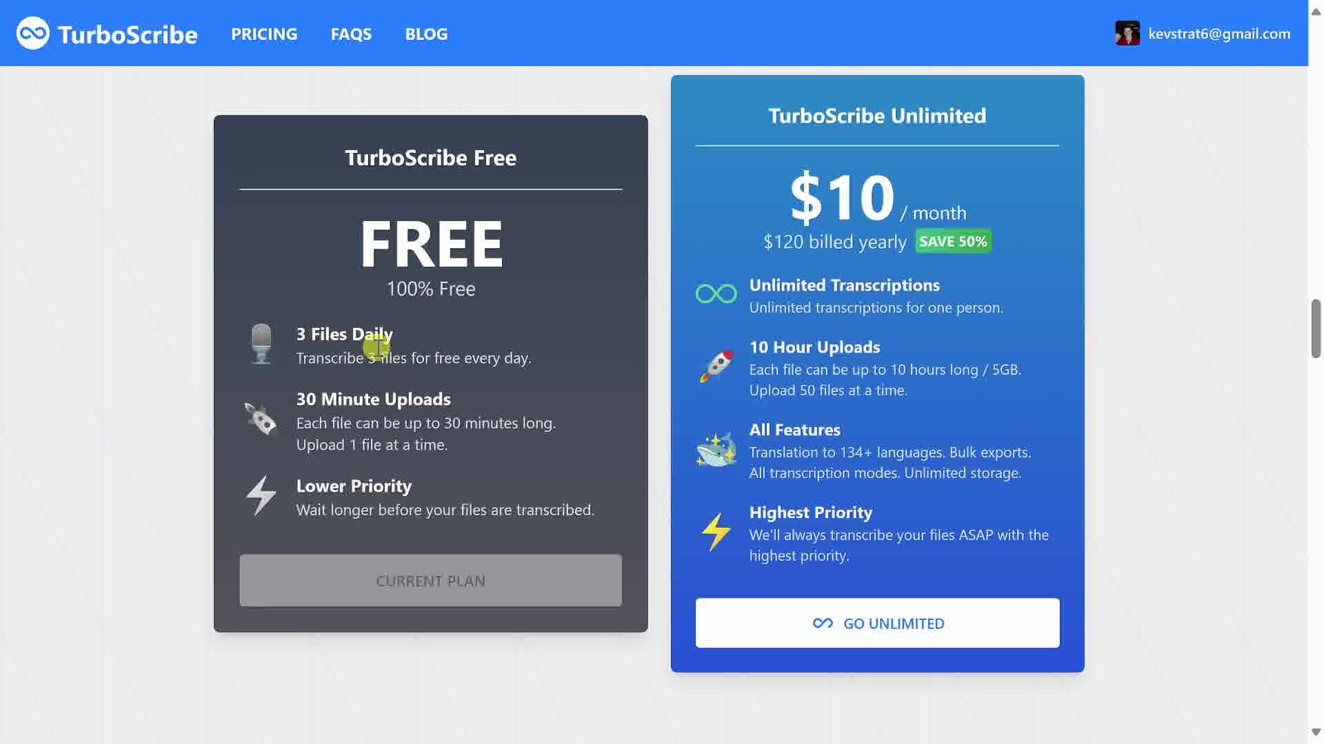 TurboScribe Facebook ad: Transcribe Audio and Video to Text