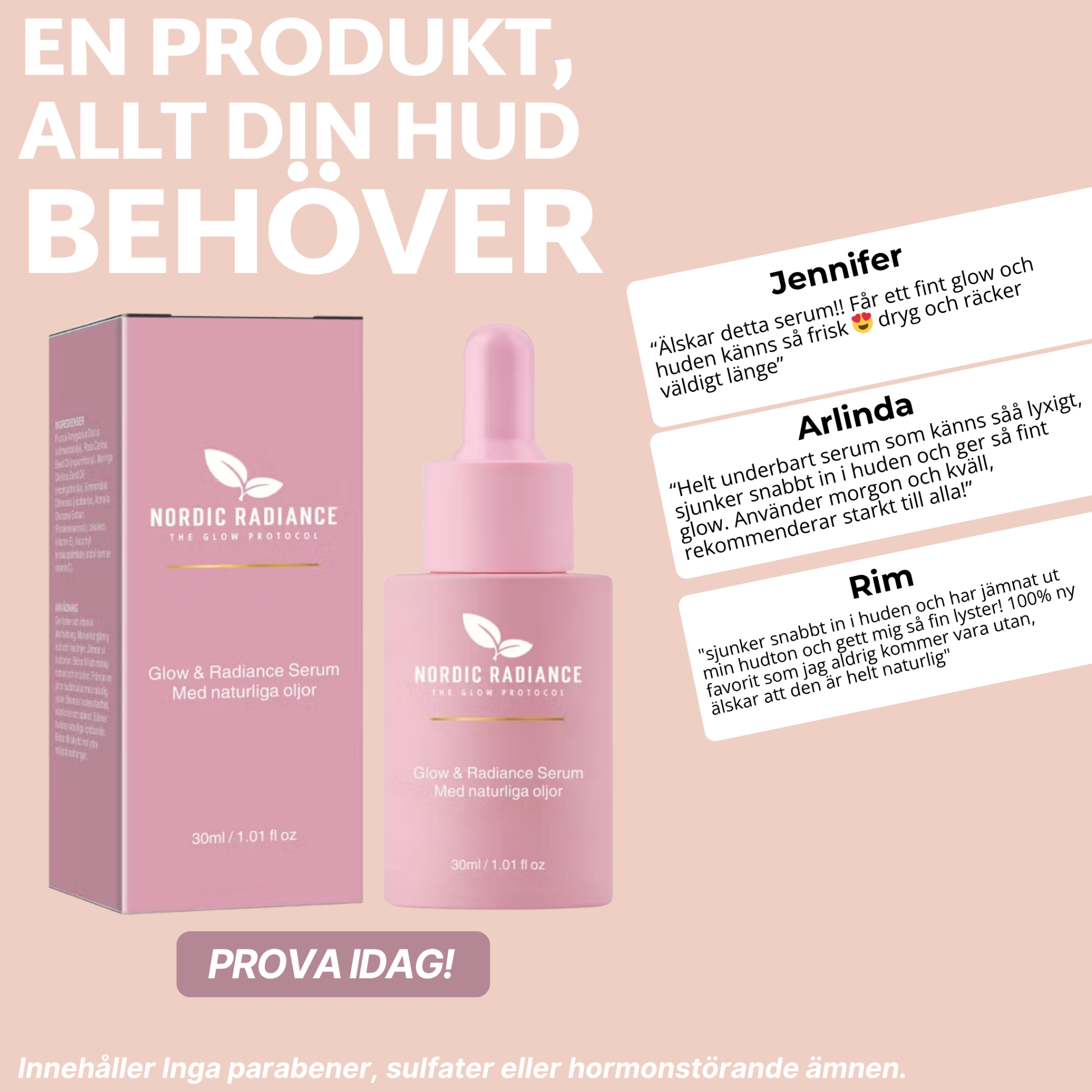 Nutrionix AB Facebook ad