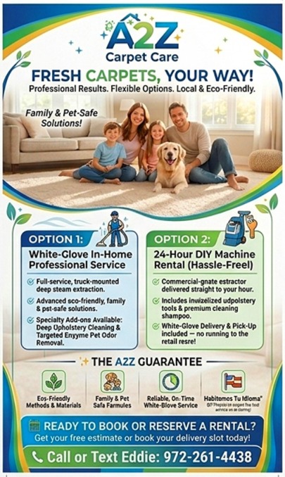 A2Z Carpet Care Facebook ad
