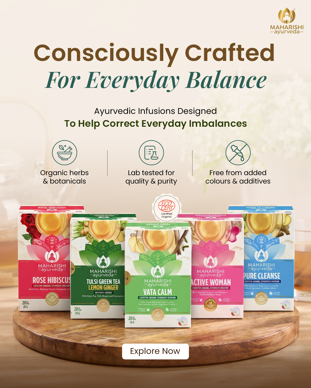 MaharishiAyurveda.Official Facebook ad