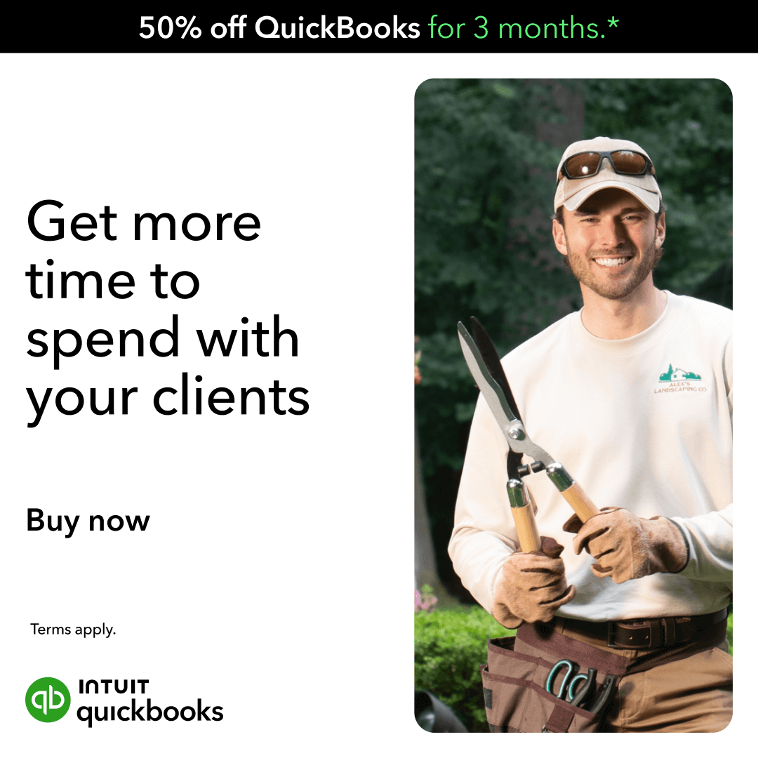 Intuit QuickBooks Facebook ad: Get QuickBooks