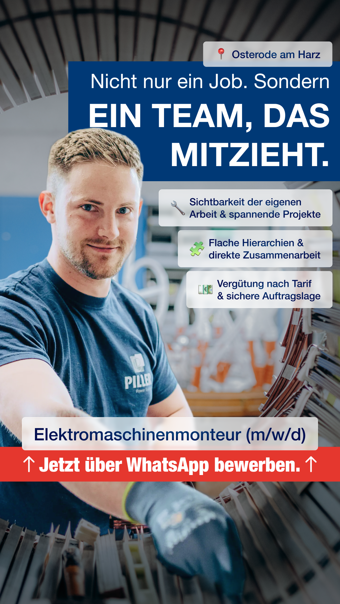 Piller Karriere Facebook ad