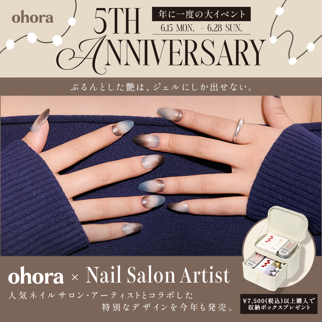 ohora.jp Facebook ad: \ohora 5周年記念/6/15〜6/28限定開催